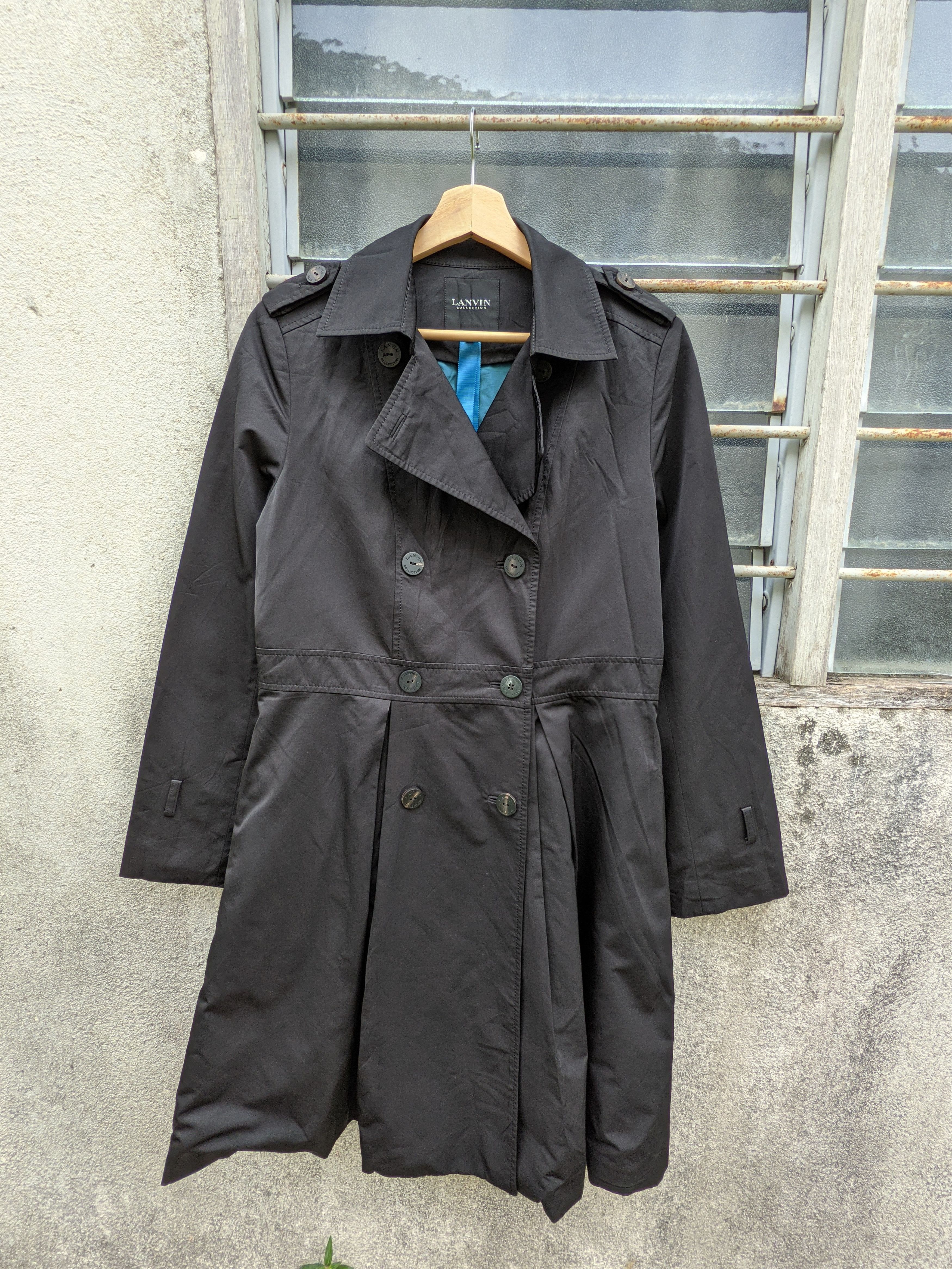 Designer × Lanvin ⚡️Steals⚡️ Lanvin Collection Double Breasted Trench Coat Size M / US 6-8 / IT 42-44 - 5 Thumbnail