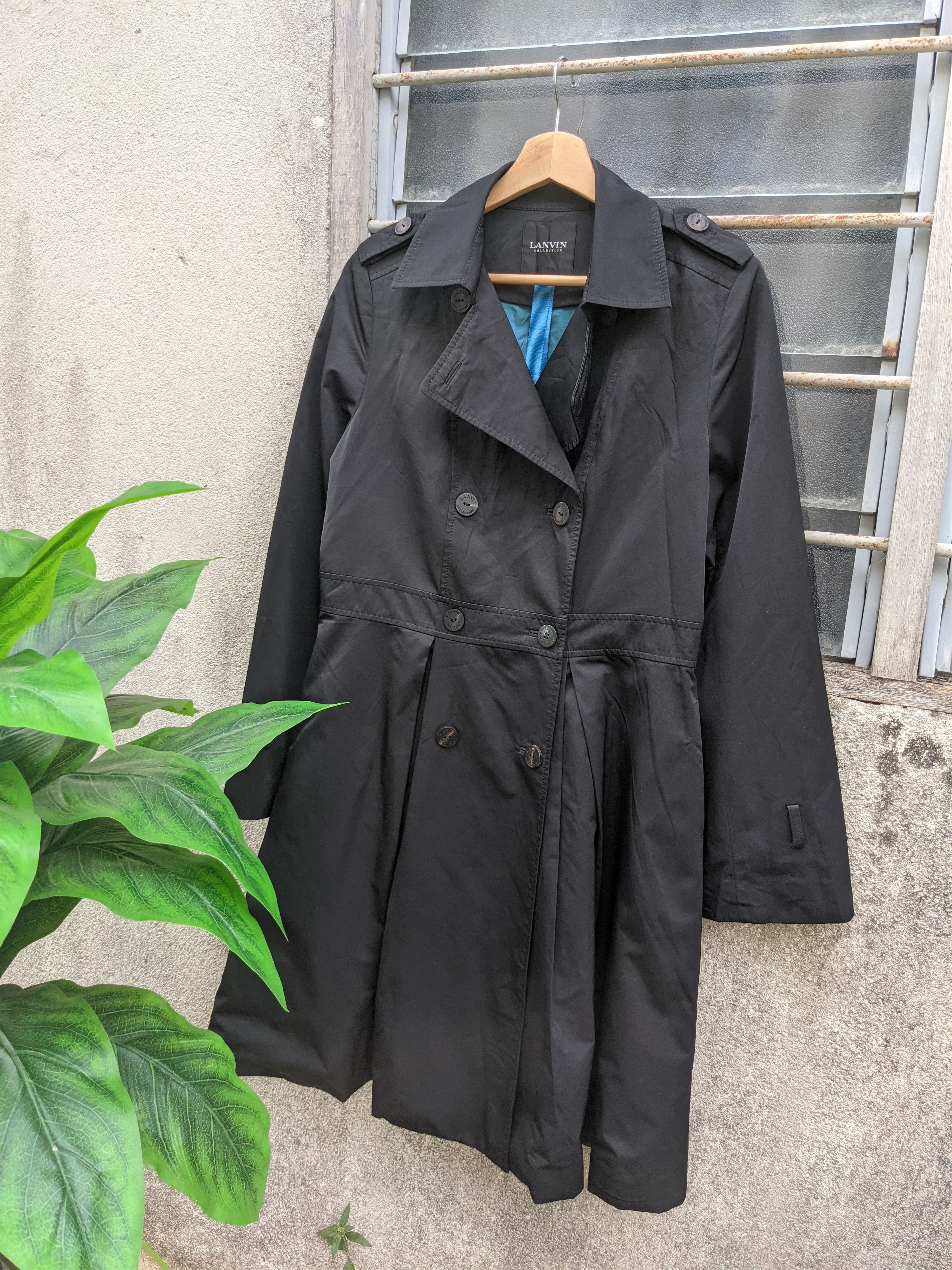 Designer × Lanvin ⚡️Steals⚡️ Lanvin Collection Double Breasted Trench Coat Size M / US 6-8 / IT 42-44 - 1 Thumbnail
