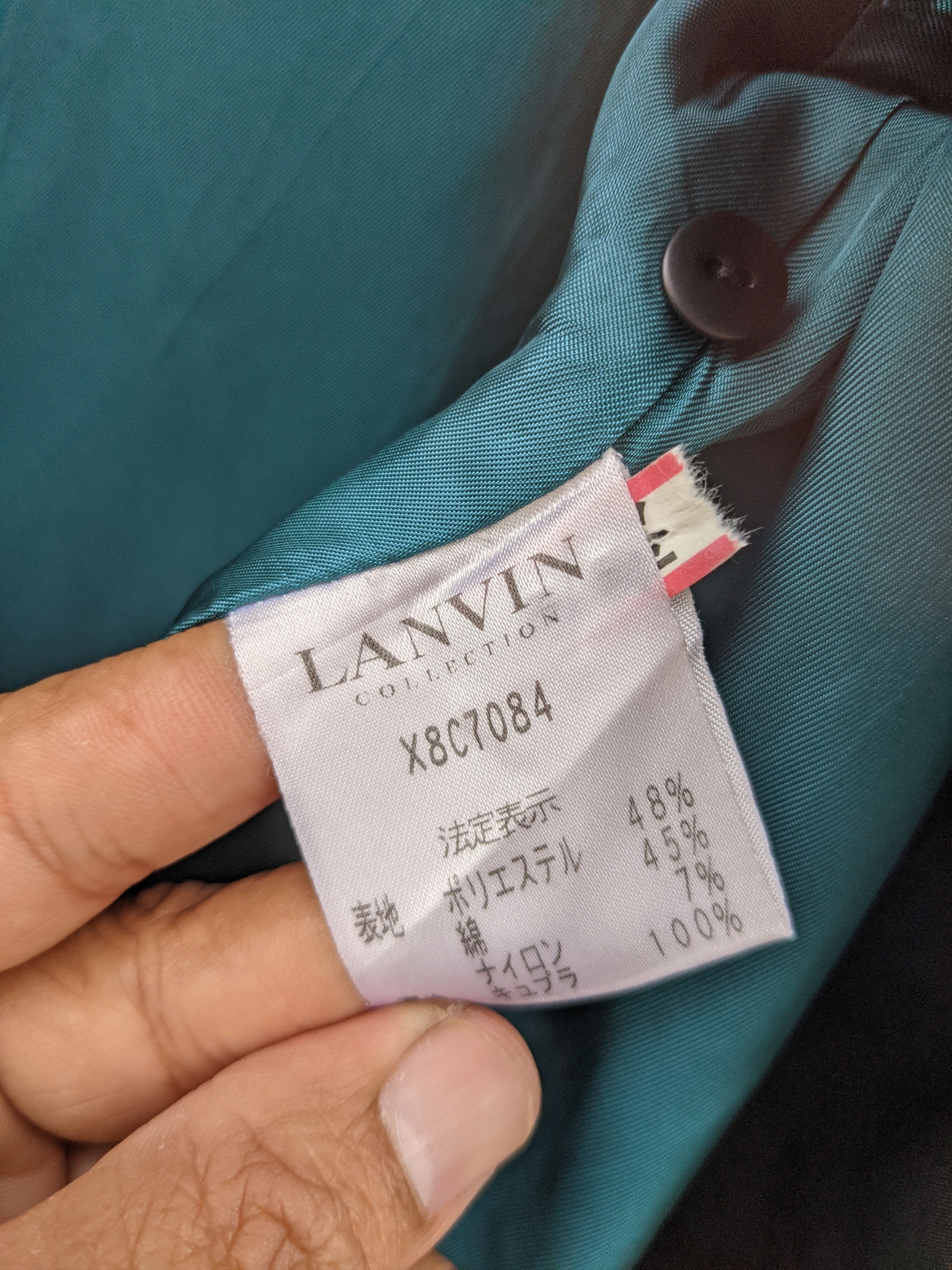 Designer × Lanvin ⚡️Steals⚡️ Lanvin Collection Double Breasted Trench Coat Size M / US 6-8 / IT 42-44 - 9 Thumbnail