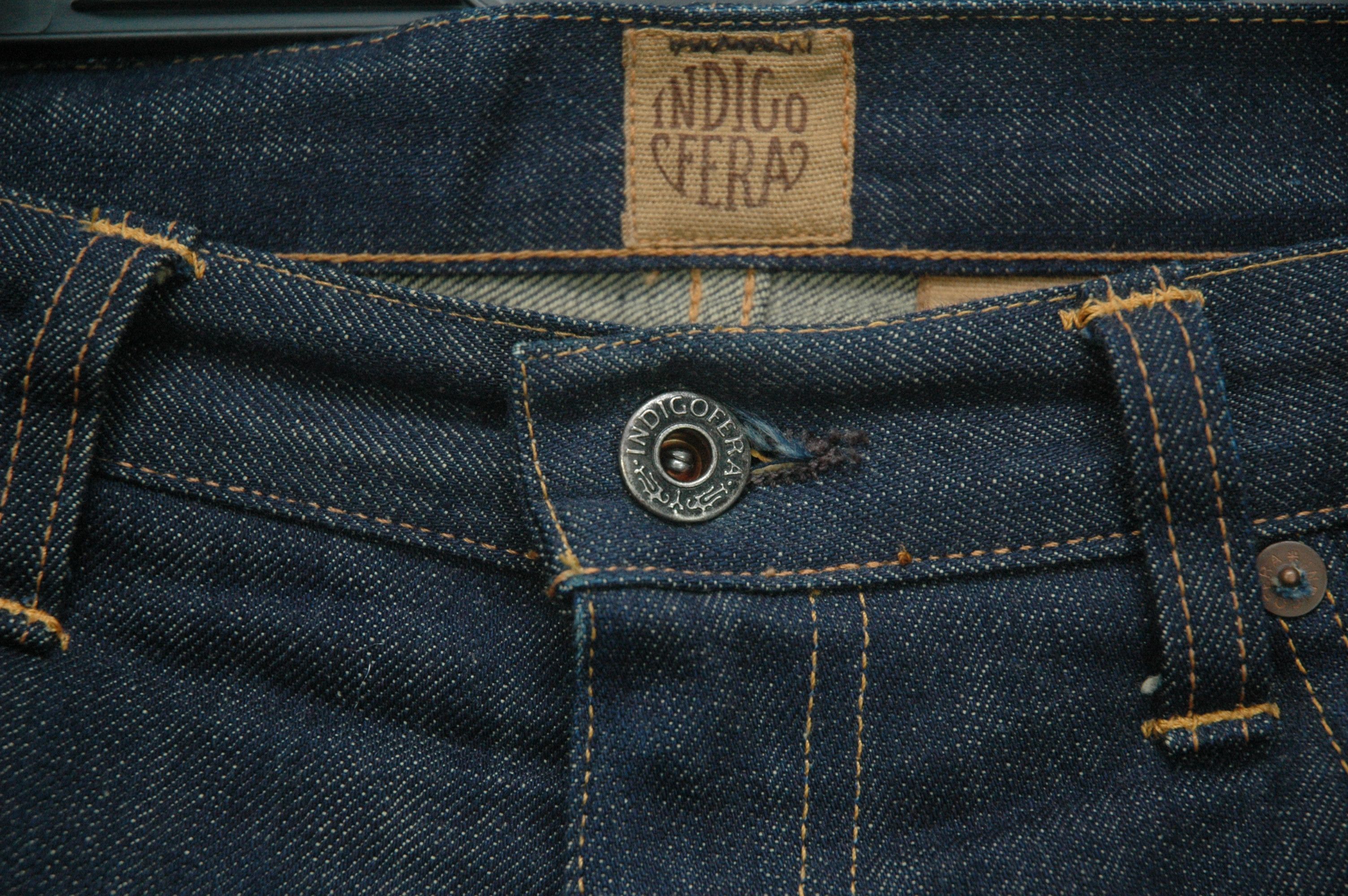 Indigofera Indigofera Nico Denim Jeans Made in Portugal W30 L32 Size US 30 / EU 46 - 4 Thumbnail