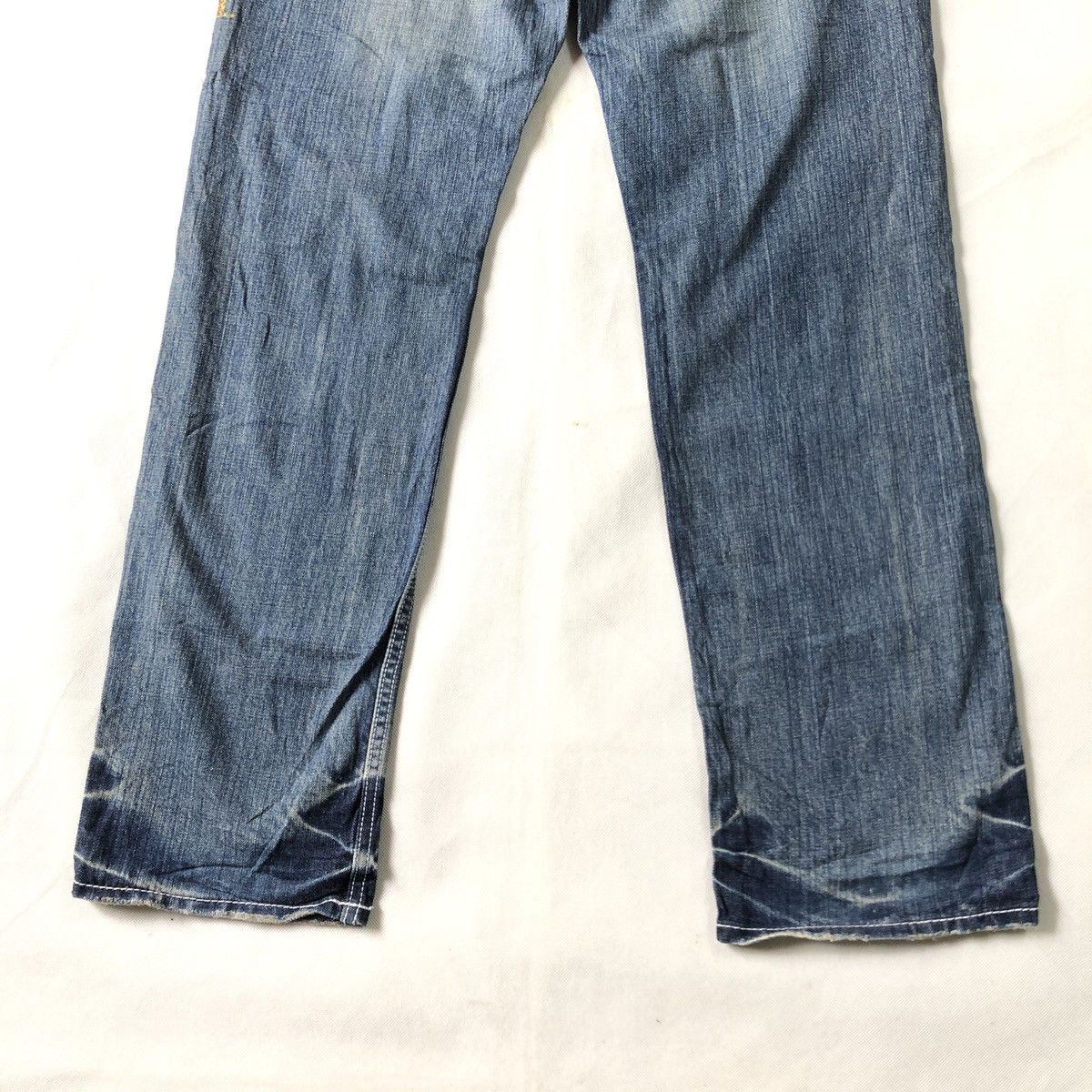 Japanese Brand Rare! Co & Lu Paint Patchwork Lowrise Pant Size US 29 - 9 Thumbnail