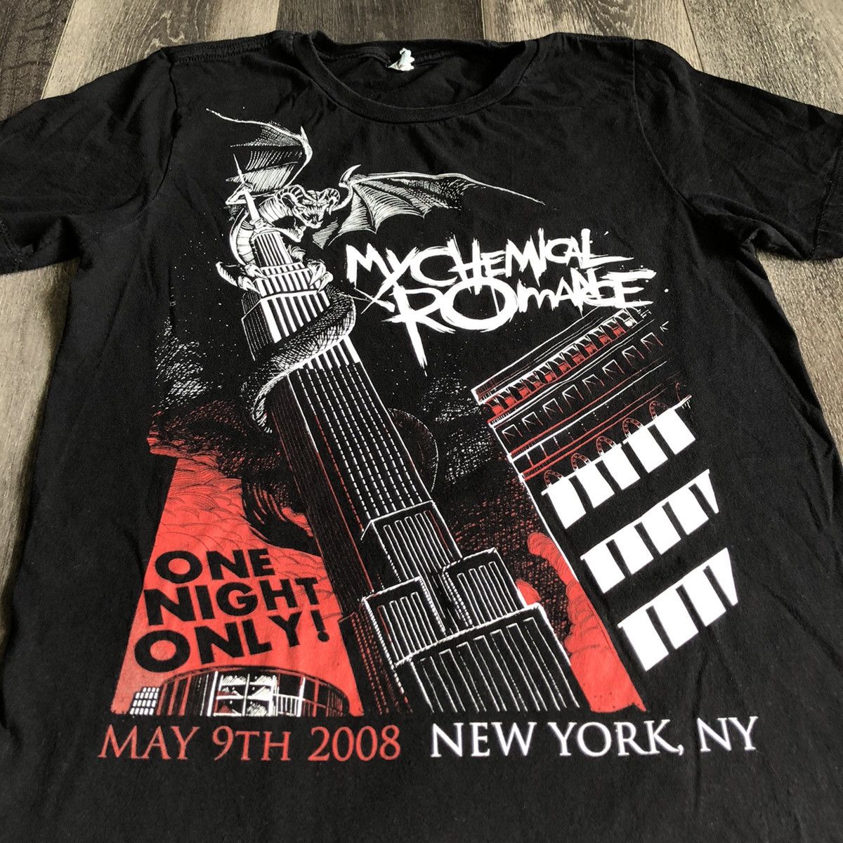 T-shirt Vintage My Chemical Romance Tour 05 - Réédition, Plusieurs Tailles (S à 5XL), Personnalisable, Neuf Avec étiquettes