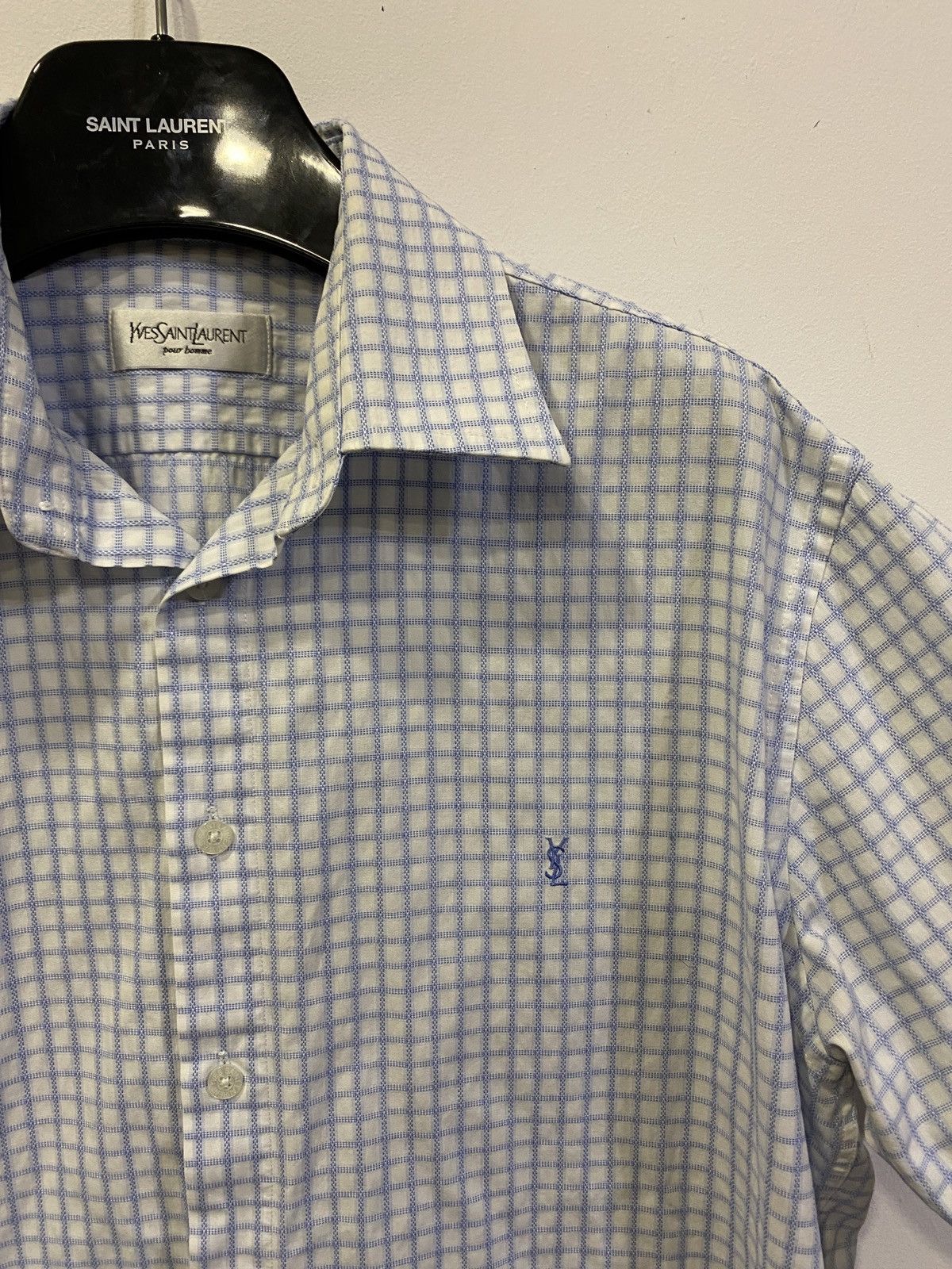 Yves Saint Laurent Chains YSL Shirt Size US L / EU 52-54 / 3 - 16 Thumbnail