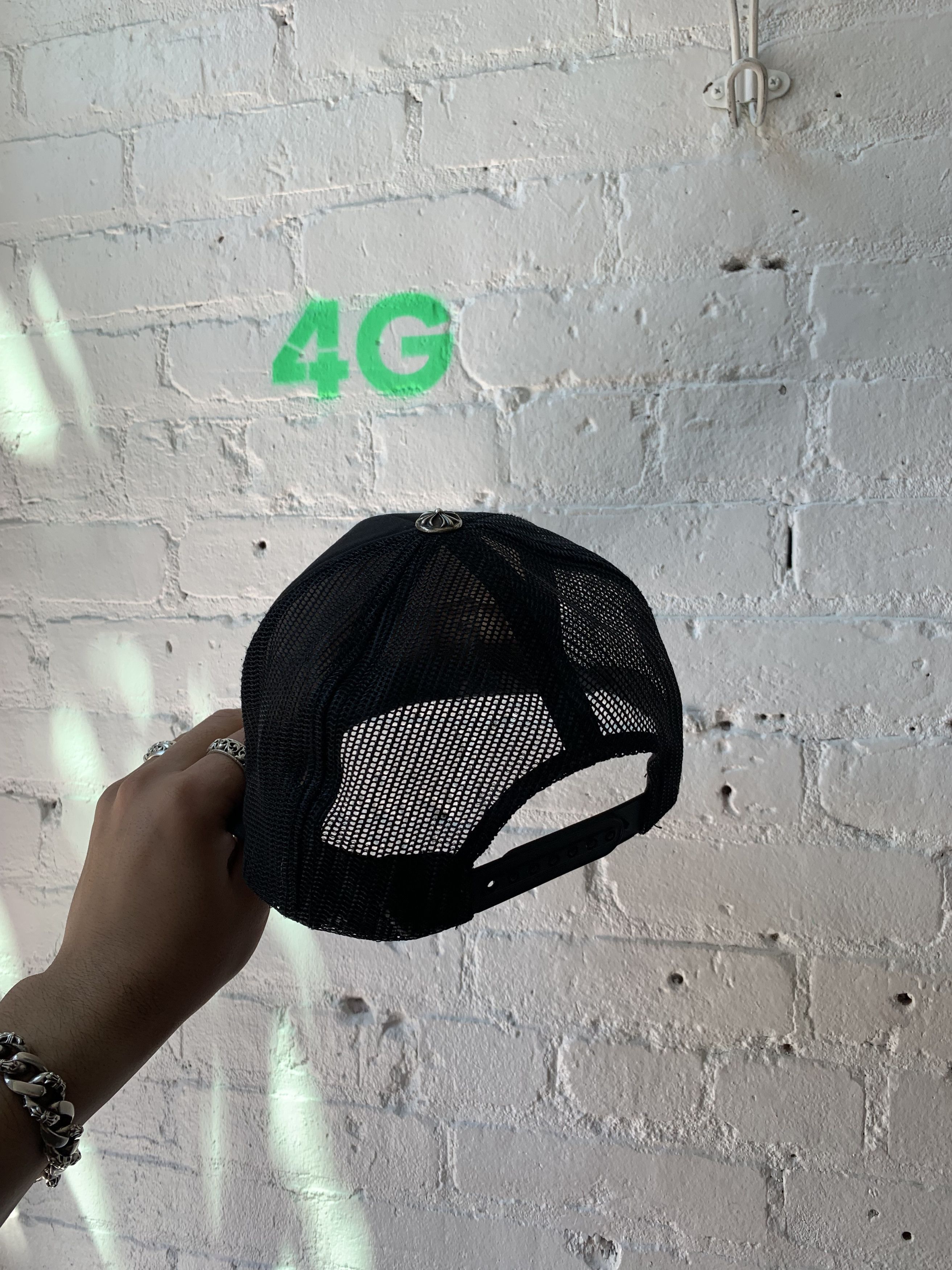 Chrome Hearts Chrome Hearts Leather Fuck Trucker Hat OS Size ONE SIZE - 2 Thumbnail