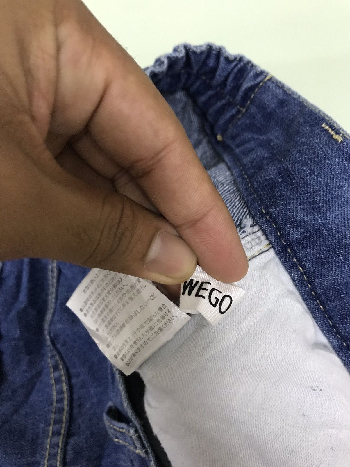 Japanese Brand Nice Design ❗️Wego Distressed Loose Cut Denim Size 30" / US 8 / IT 44 - 10 Thumbnail