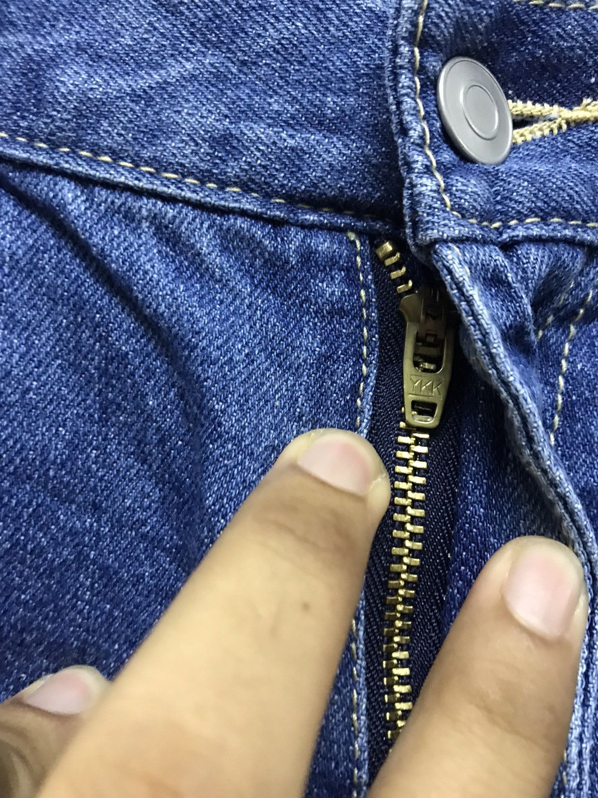 Japanese Brand Nice Design ❗️Wego Distressed Loose Cut Denim Size 30" / US 8 / IT 44 - 9 Thumbnail