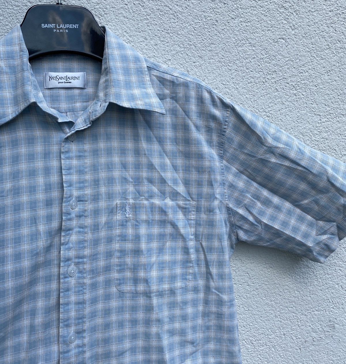 Yves Saint Laurent Summer YSL Shirt Cotton Size US L / EU 52-54 / 3 - 1 Thumbnail