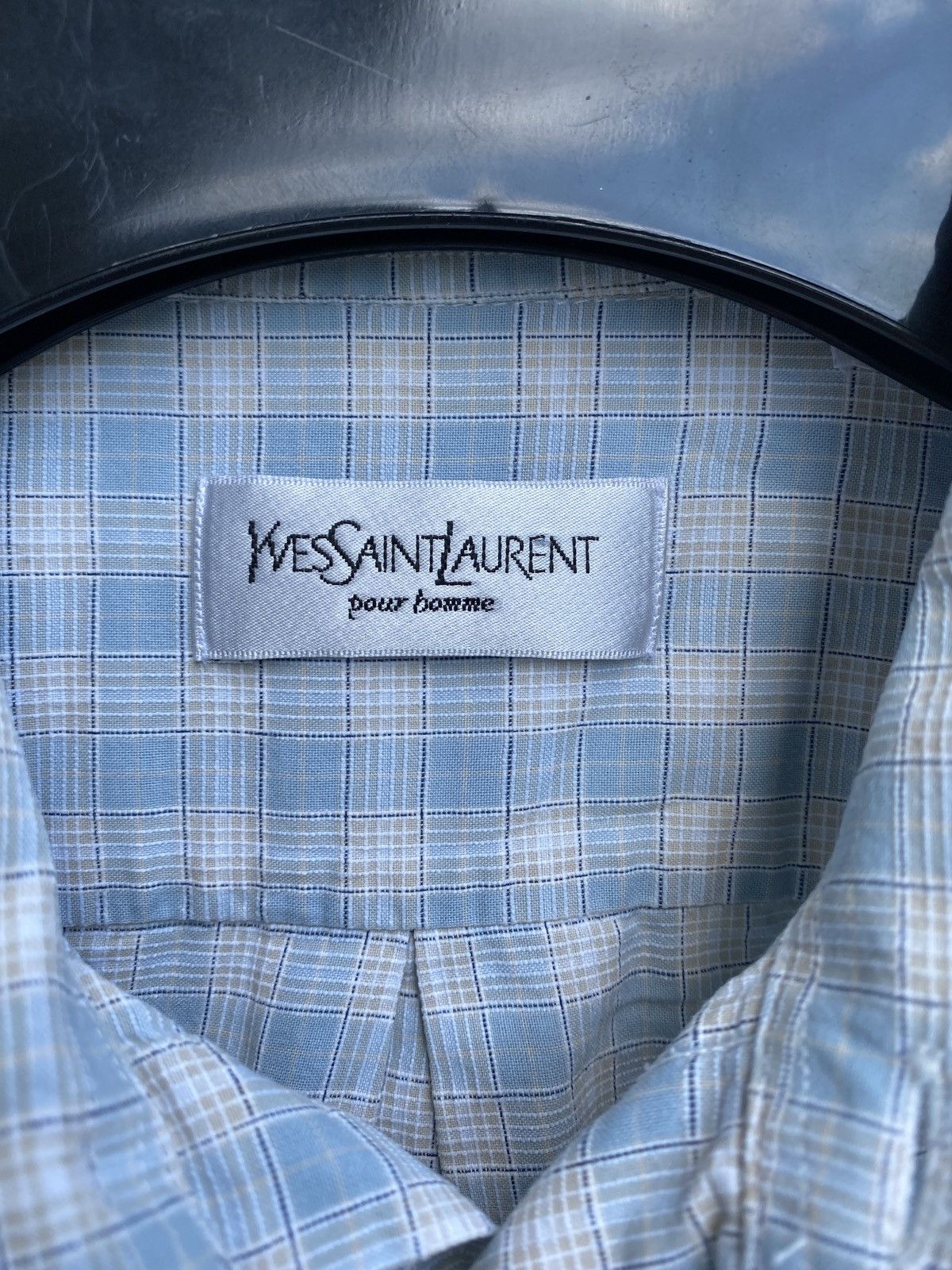 Yves Saint Laurent Summer YSL Shirt Cotton Size US L / EU 52-54 / 3 - 4 Thumbnail