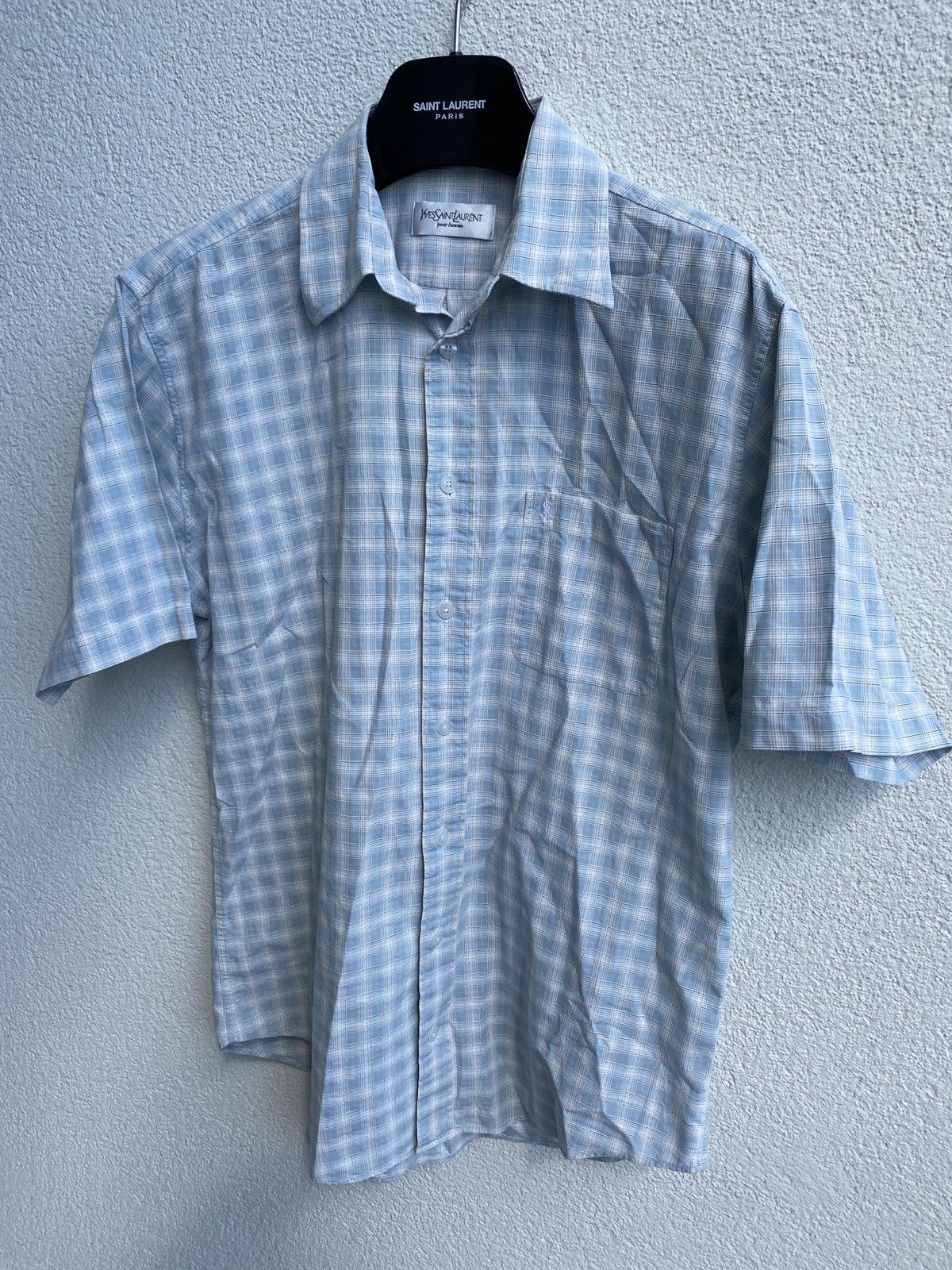 Yves Saint Laurent Summer YSL Shirt Cotton Size US L / EU 52-54 / 3 - 3 Thumbnail
