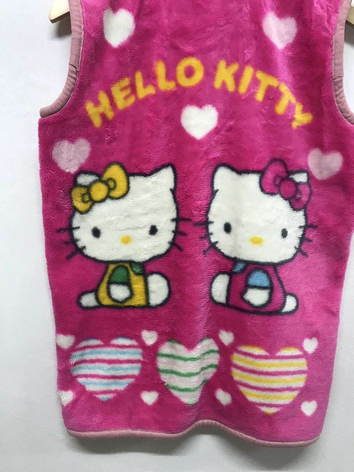 Anime Hello Kitty Printed Fleece Vest Jacket Size M / US 6-8 / IT 42-44 - 8 Thumbnail