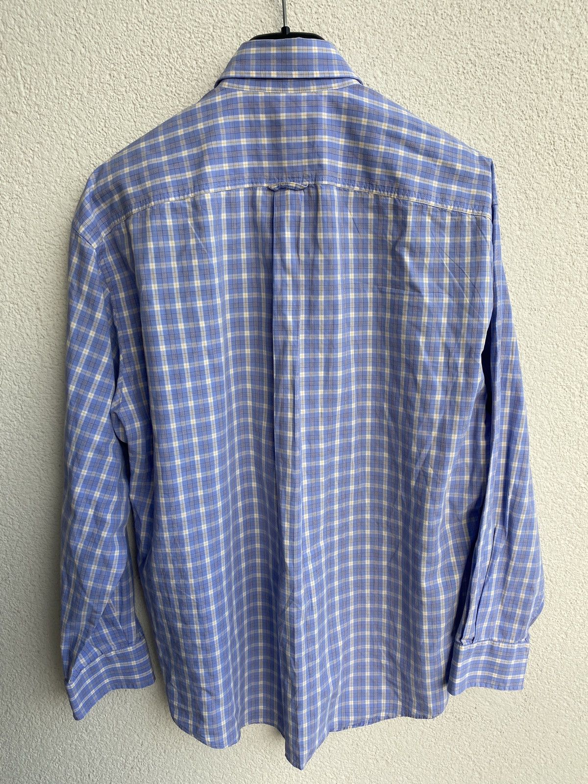 Yves Saint Laurent Blue YSL Shirt Cotton Size US M / EU 48-50 / 2 - 5 Thumbnail