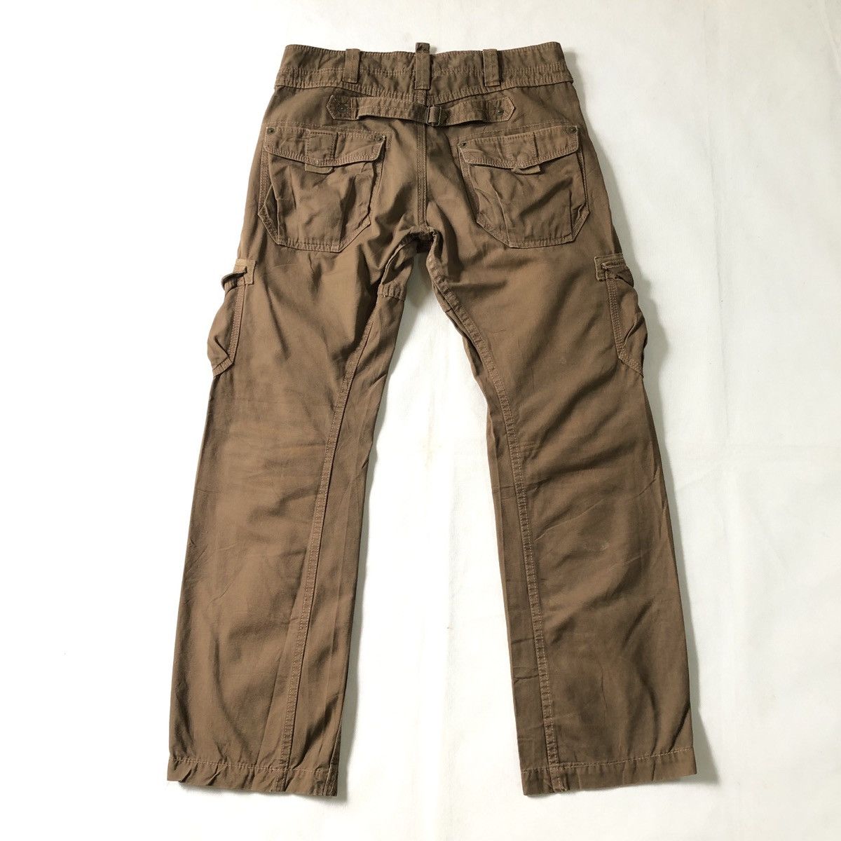 Back Number Parachute Multipocket Tactical Buckle Cargo Pant