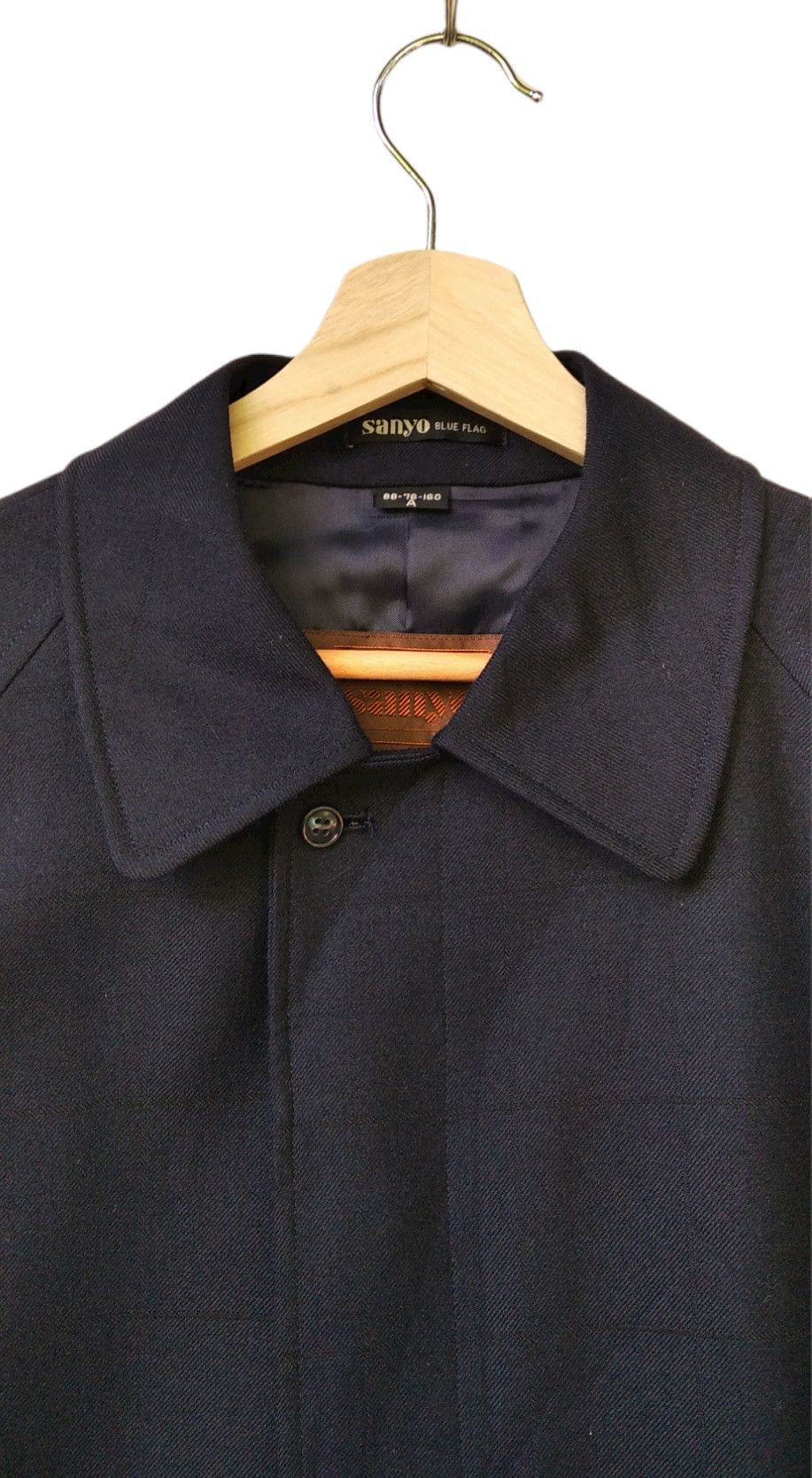 Designer × Sanyo × Vintage 🔥Rare🔥Sanyo Blue Flag Trench Coat Jacket Size US M / EU 48-50 / 2 - 5 Thumbnail