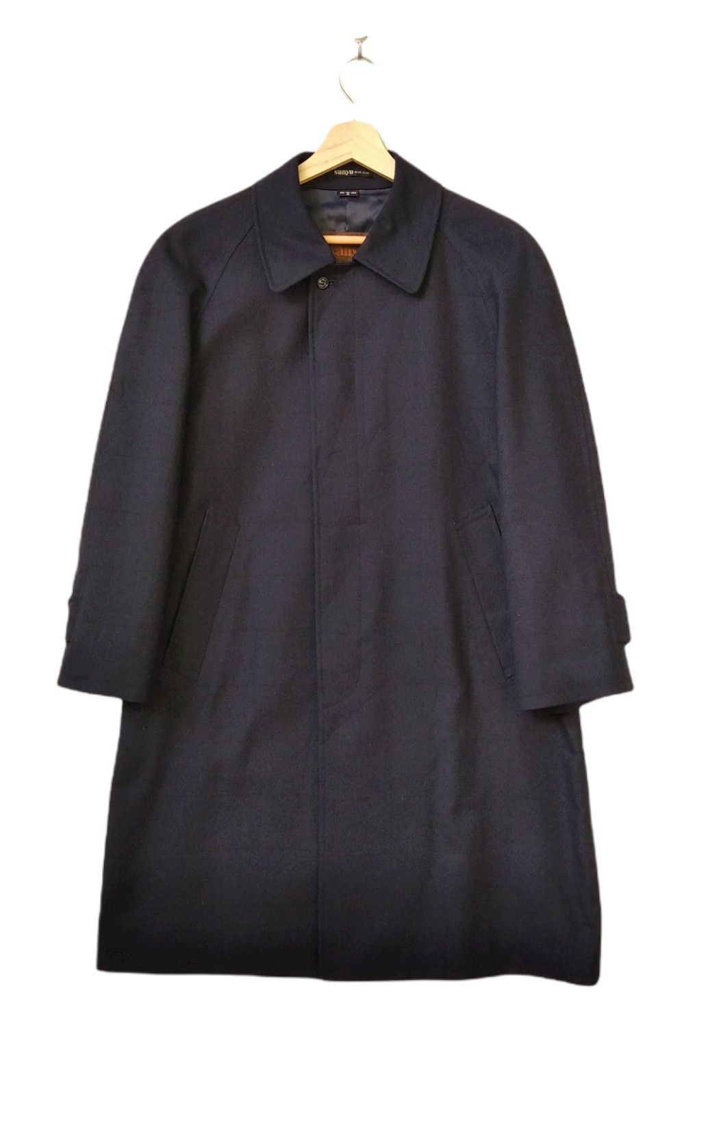 Designer × Sanyo × Vintage 🔥Rare🔥Sanyo Blue Flag Trench Coat Jacket Size US M / EU 48-50 / 2 - 3 Thumbnail
