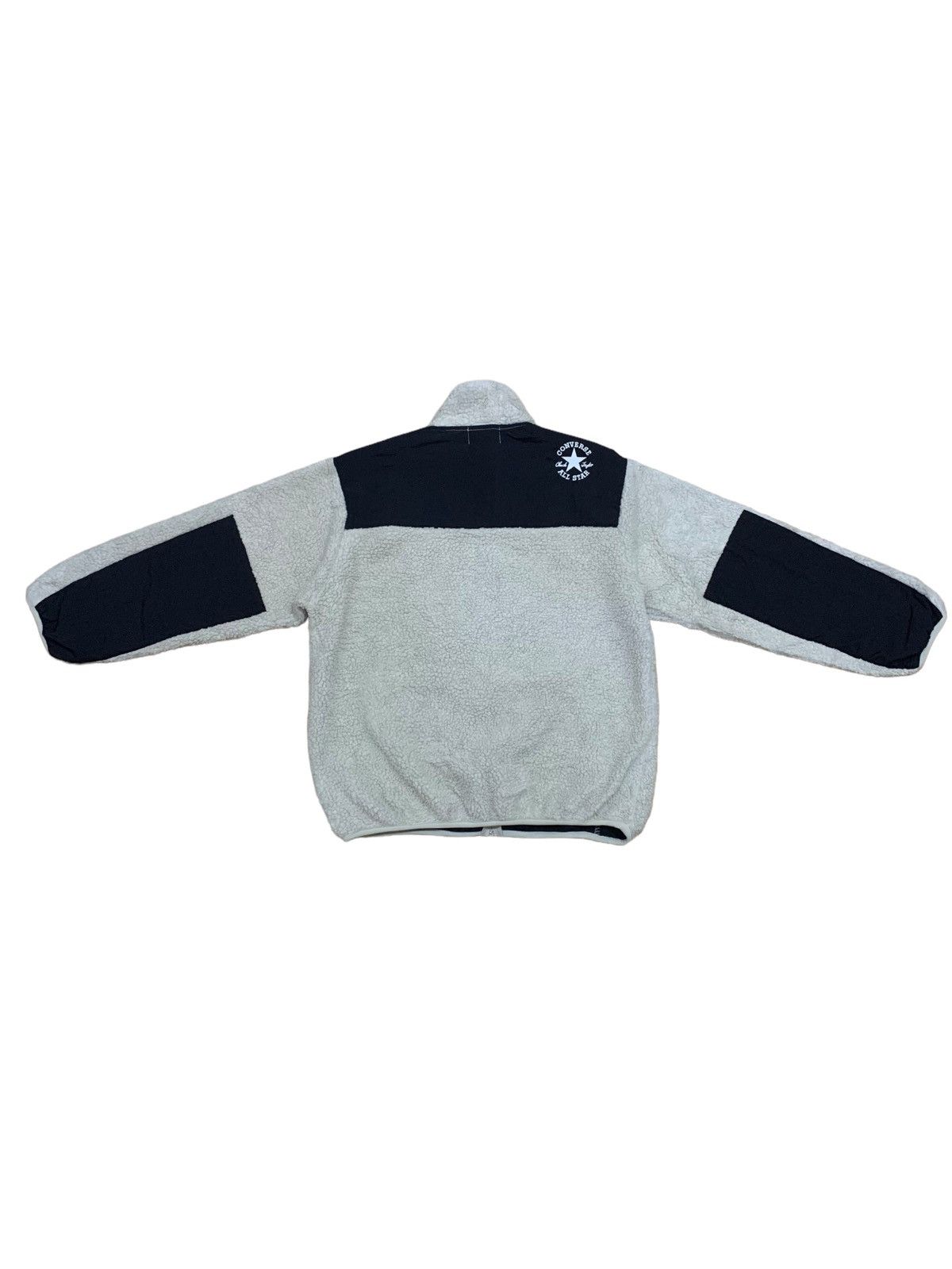 image of Converse Chuck Taylor Fleece Jacket in White Pearl, Men's (Size Medium)
