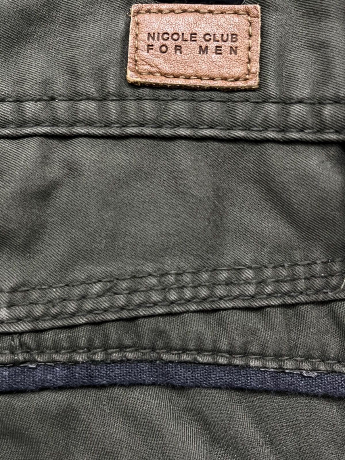 HIDEAWAYS NICOLE Multipocket Bondage Punk Flare Green Army Pants Size US 32 / EU 48 - 8 Thumbnail