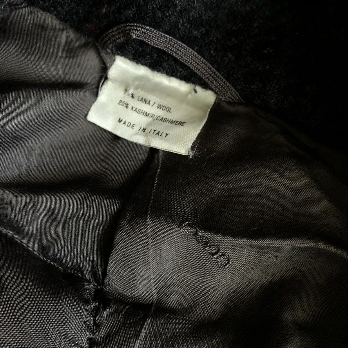 Gucci Vintage 1990s Gucci Blazer Coat Jacket Plaid Linen Silk Size 42R - 9 Thumbnail