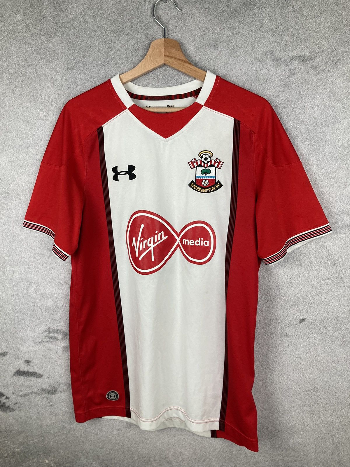 Under Armour Vintage Southampton Soccer Jersey Premier League Size US M / EU 48-50 / 2 - 2 Thumbnail