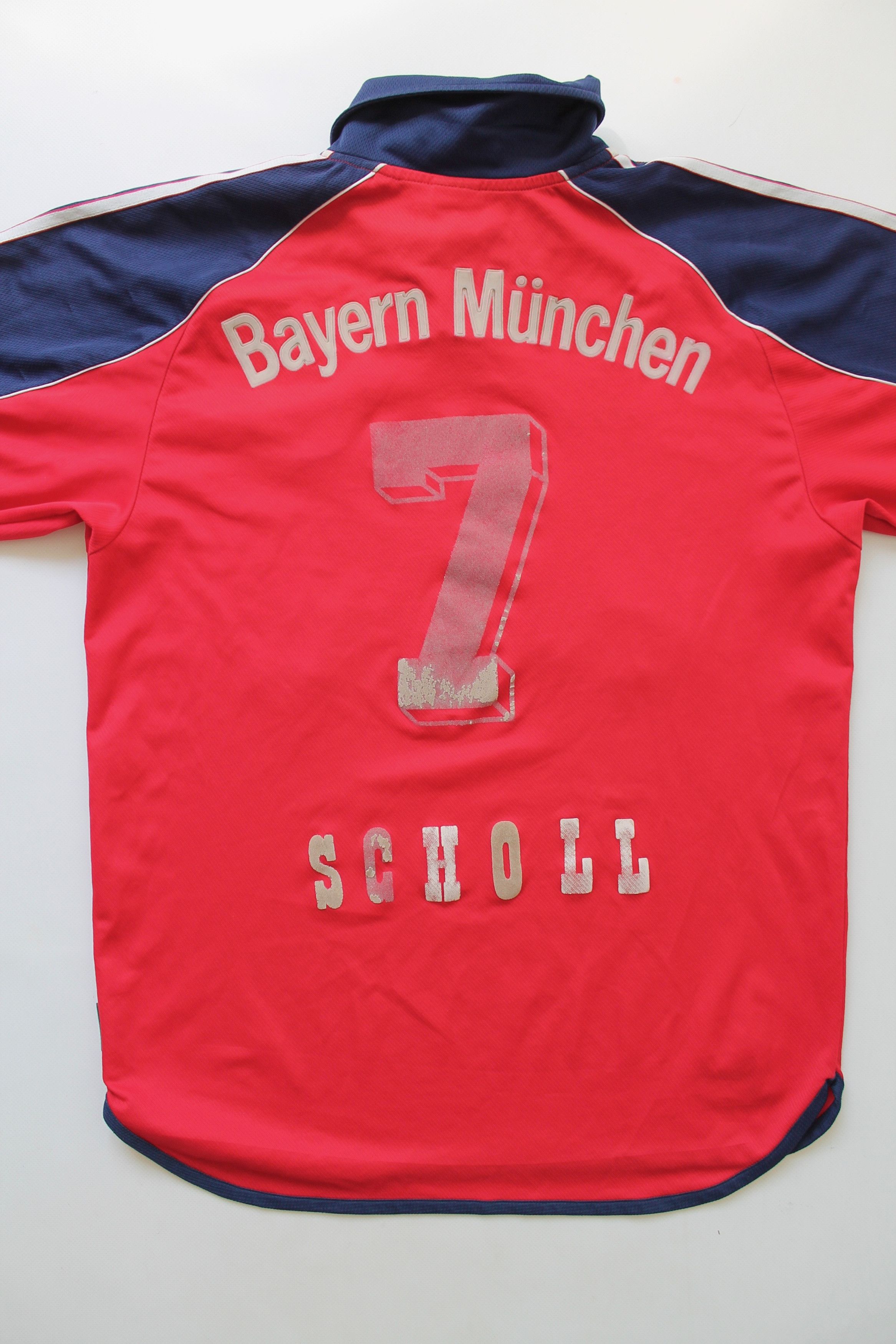 Adidas × Vintage Bayern Munich jersey football home shirt 1999-2001 SCHOLL Size US S / EU 44-46 / 1 - 10 Thumbnail