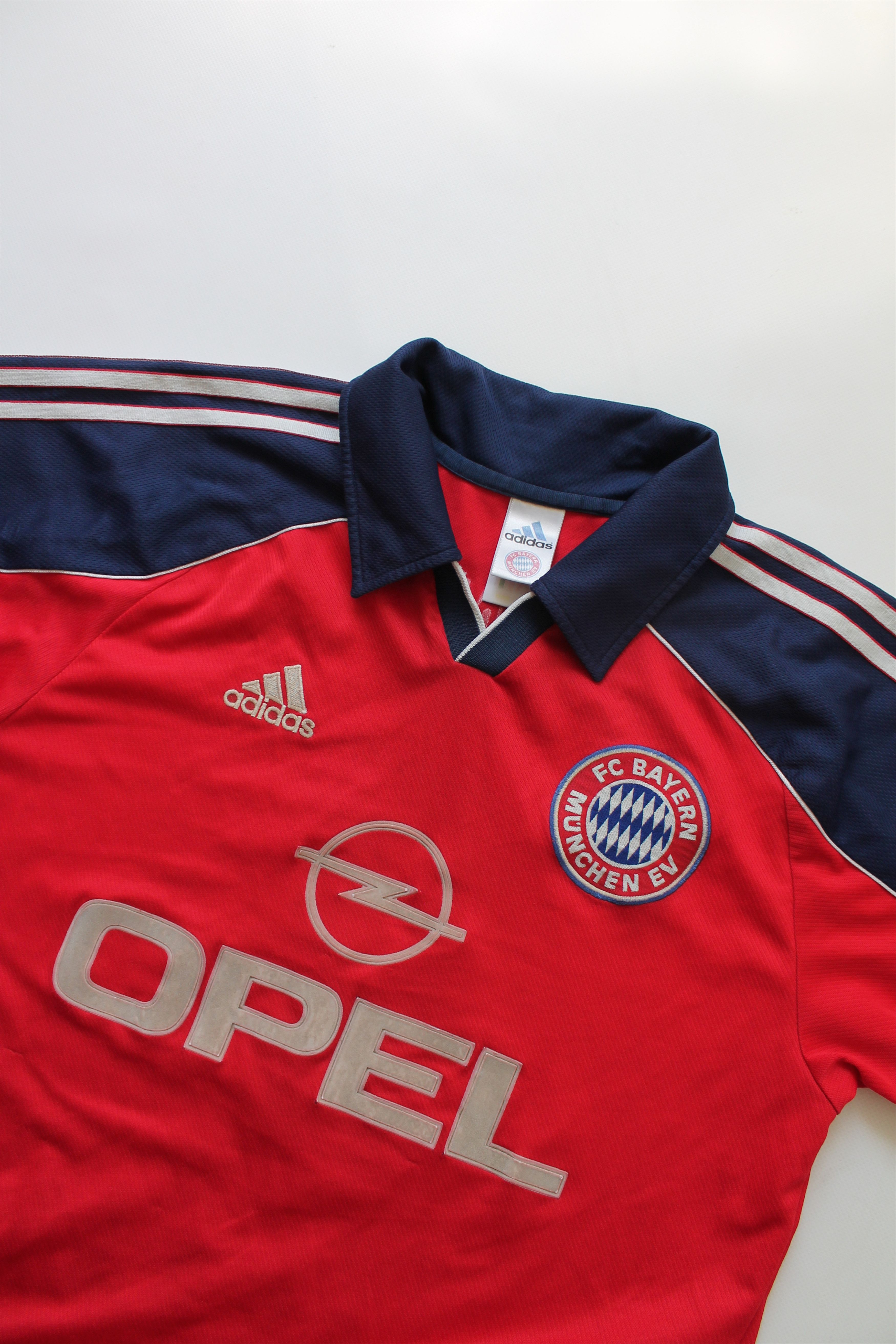 Adidas × Vintage Bayern Munich jersey football home shirt 1999-2001 SCHOLL Size US S / EU 44-46 / 1 - 6 Thumbnail
