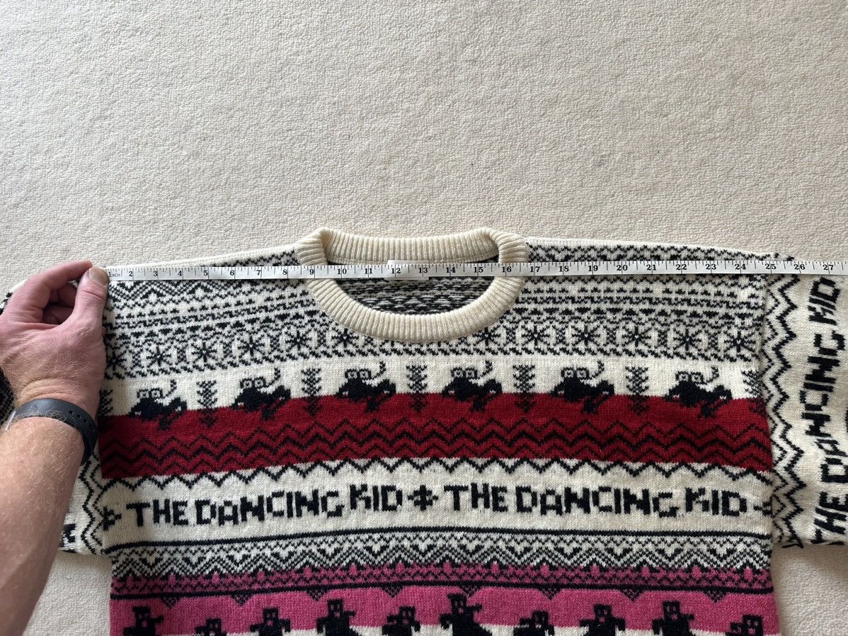 Celine SS21 Celine The Dancing Kid jacquard sweater Hedi Slimane Size US L / EU 52-54 / 3 - 7 Thumbnail