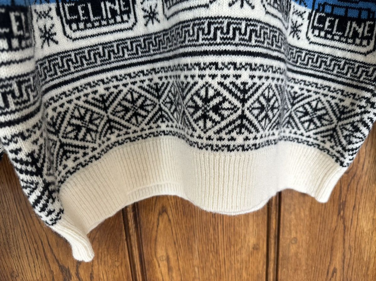 Celine SS21 Celine The Dancing Kid jacquard sweater Hedi Slimane Size US L / EU 52-54 / 3 - 14 Thumbnail