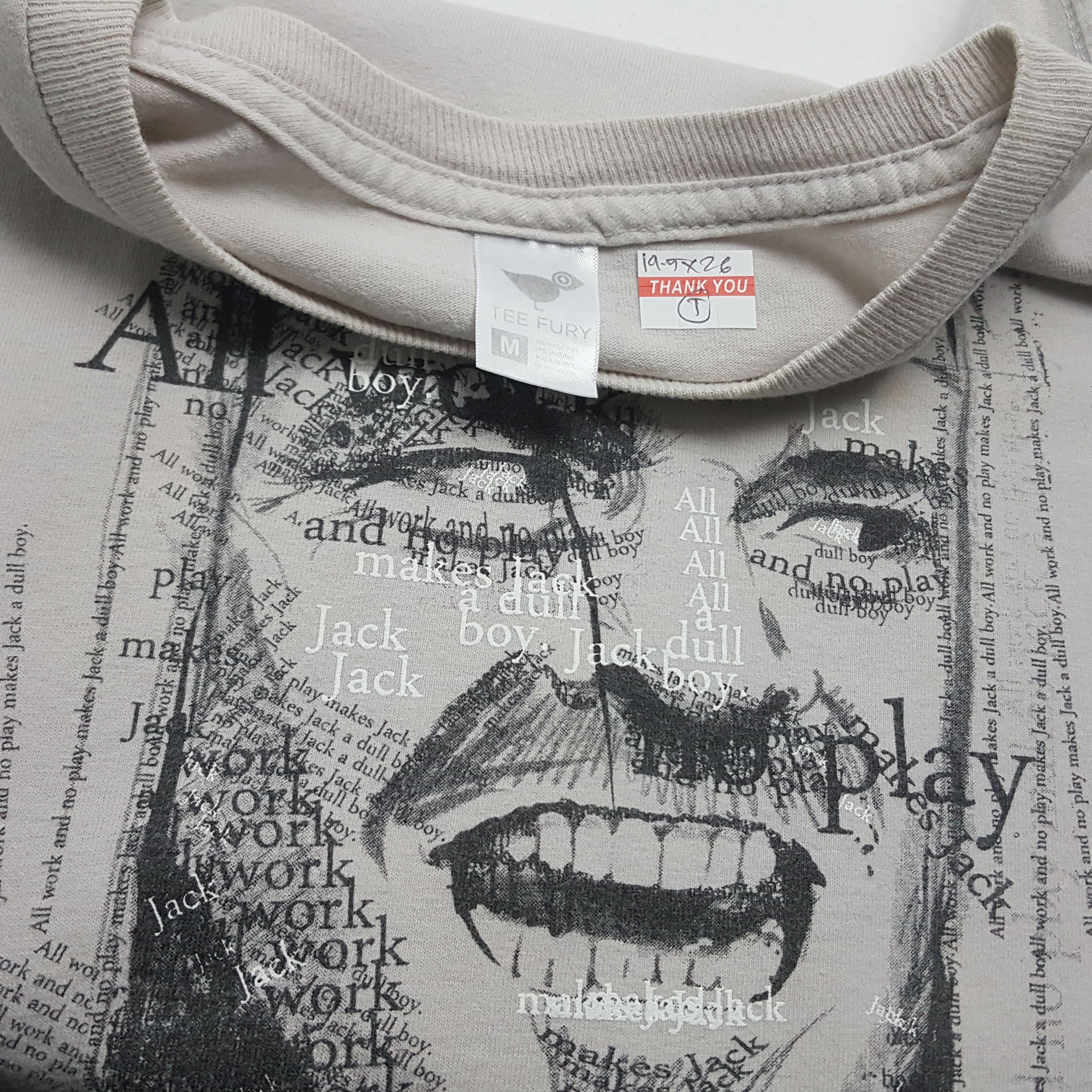 Vintage Vintage THE SHINING Jack American Horror Movie t-shirt Size US M / EU 48-50 / 2 - 2 Thumbnail