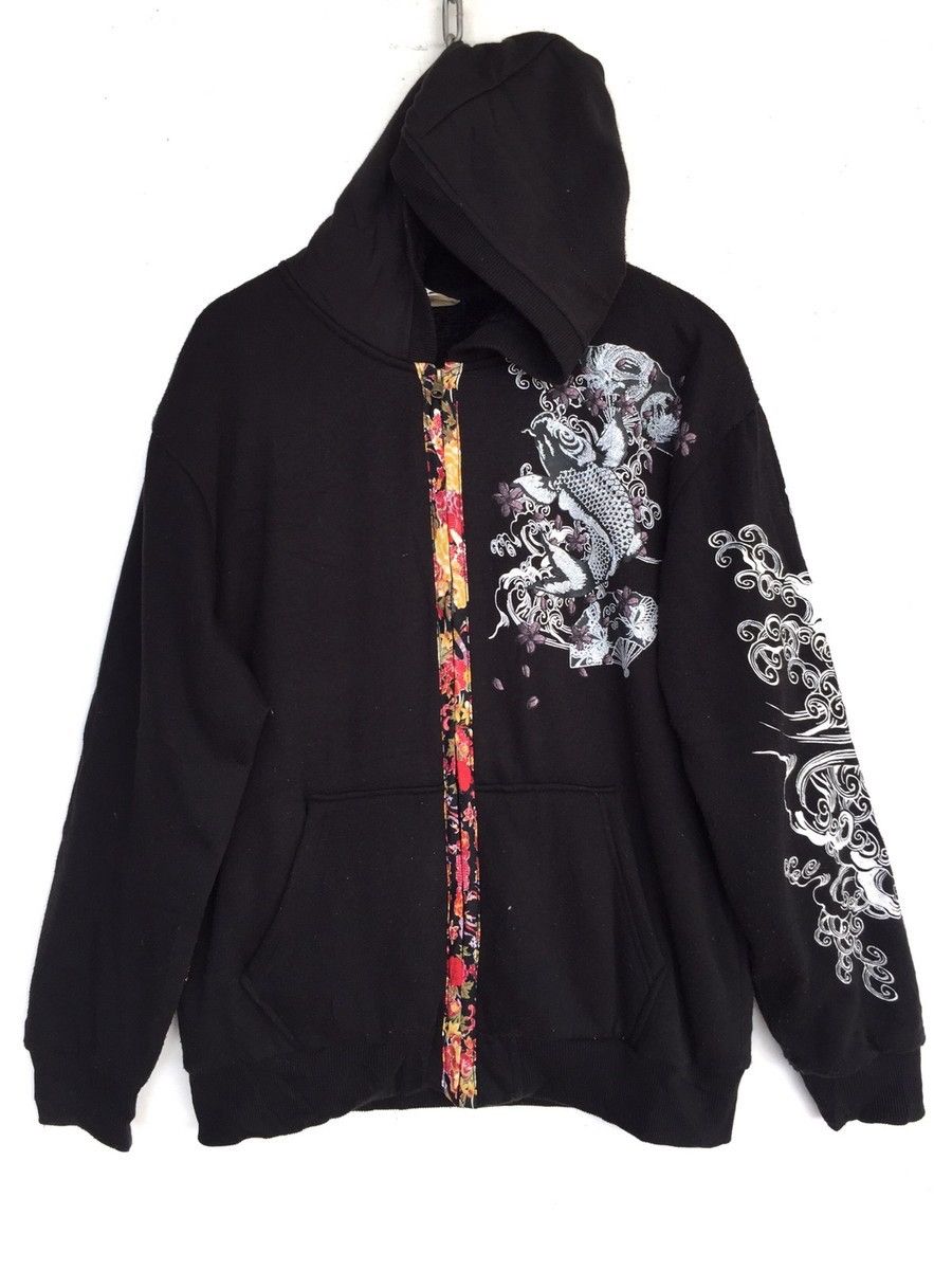 Karakuri Tamashii 💥Japanese Traditional Sukajan Hoodie Jacket Size US L / EU 52-54 / 3 - 3 Thumbnail