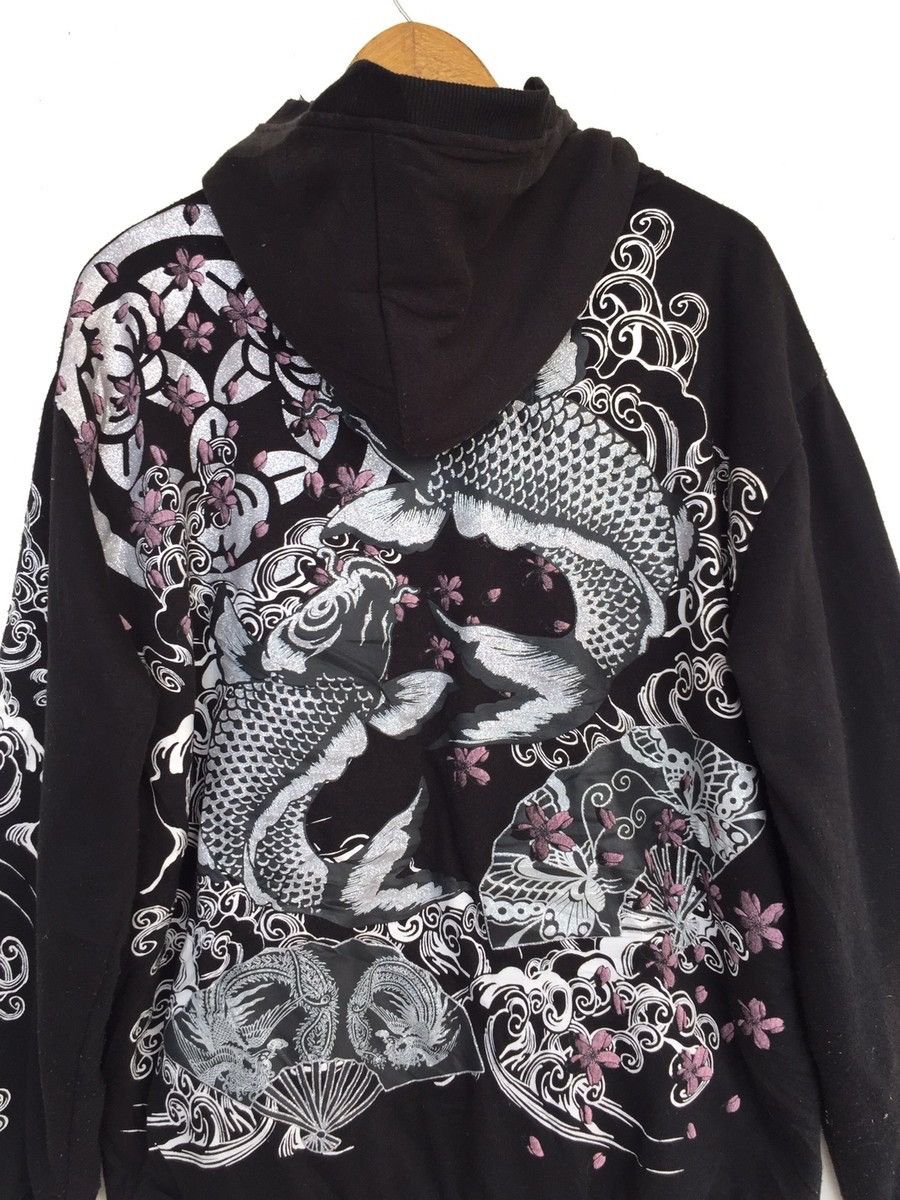 Karakuri Tamashii 💥Japanese Traditional Sukajan Hoodie Jacket Size US L / EU 52-54 / 3 - 2 Thumbnail