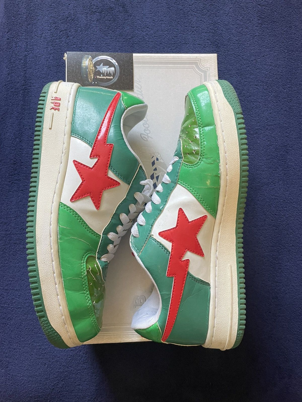 Bape Bape “Heineken” Bapestas Size US 10 / EU 43 - 2 Thumbnail