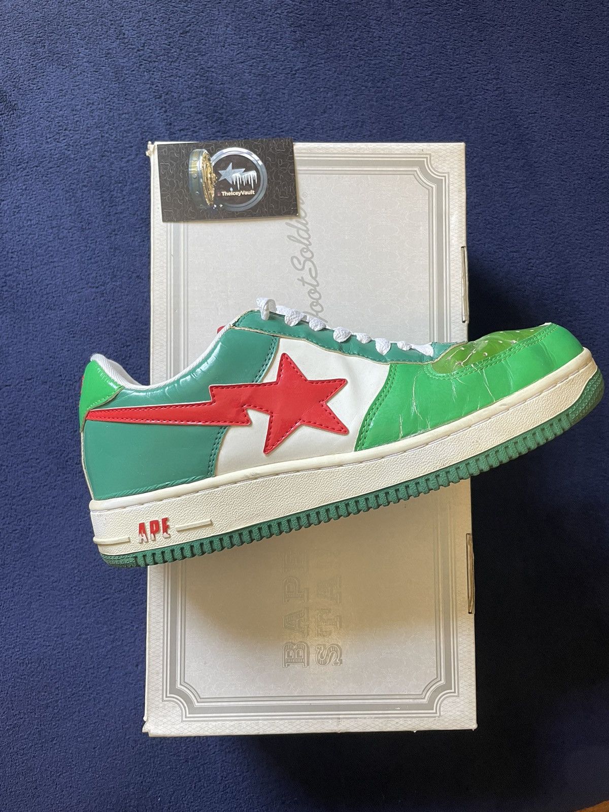 Bape Bape “Heineken” Bapestas Size US 10 / EU 43 - 4 Thumbnail