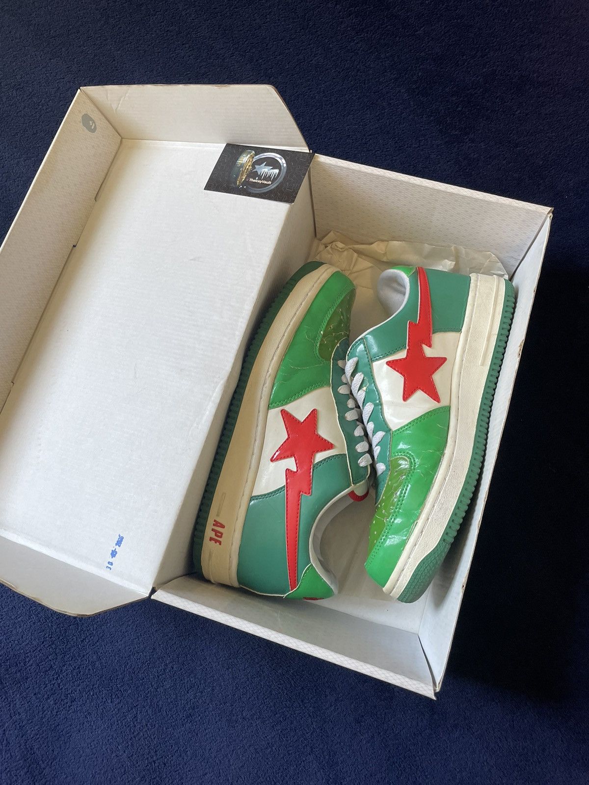 Bape Bape “Heineken” Bapestas Size US 10 / EU 43 - 3 Thumbnail