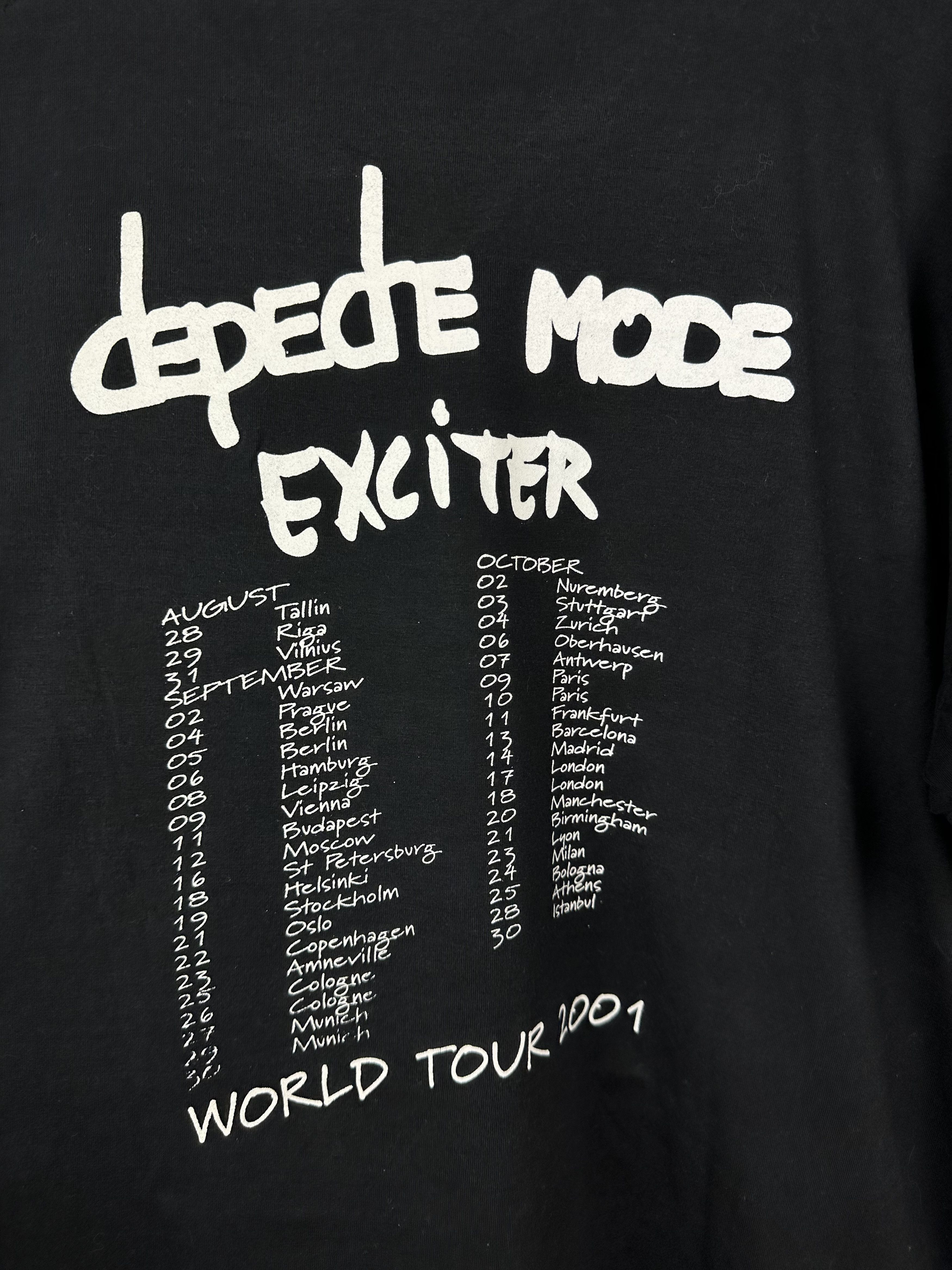 Band Tees × Vintage Vintage Depeche Mode Exciter 2001 Shirt Band Tee Rare Size US M / EU 48-50 / 2 - 7 Thumbnail