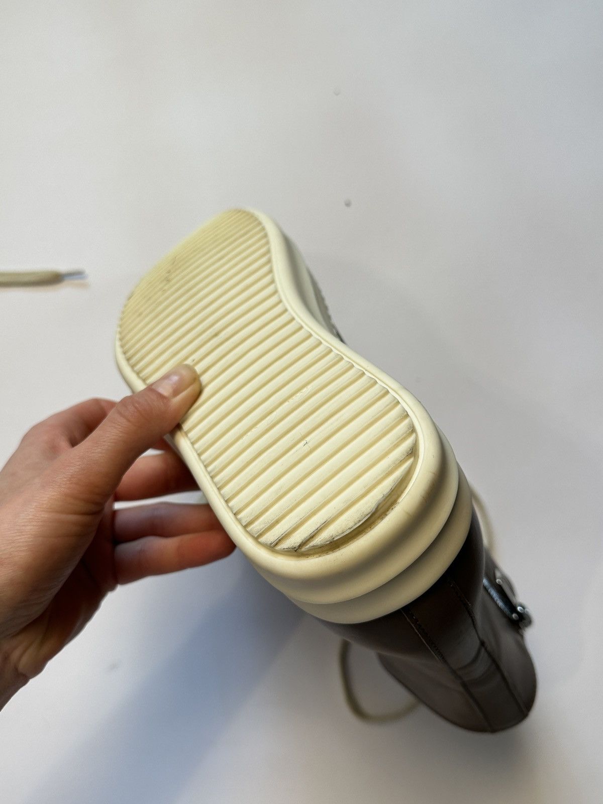 Rick Owens Rick Owens Dust/Milk Mainline Ramones Size US 6.5 / EU 39-40 - 11 Thumbnail