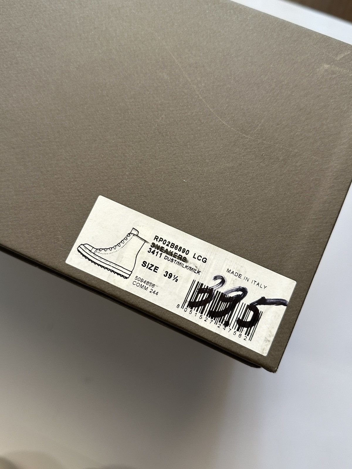 Rick Owens Rick Owens Dust/Milk Mainline Ramones Size US 6.5 / EU 39-40 - 19 Thumbnail