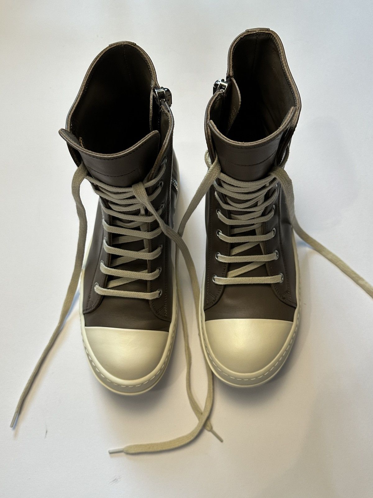Rick Owens Rick Owens Dust/Milk Mainline Ramones Size US 6.5 / EU 39-40 - 3 Thumbnail