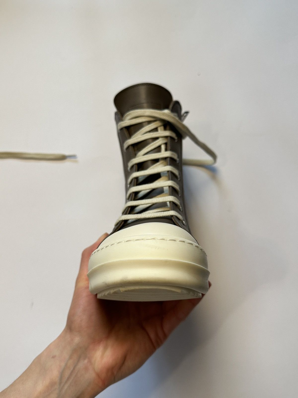 Rick Owens Rick Owens Dust/Milk Mainline Ramones Size US 6.5 / EU 39-40 - 7 Thumbnail