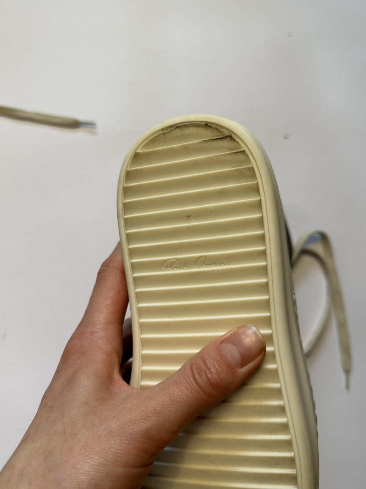 Rick Owens Rick Owens Dust/Milk Mainline Ramones Size US 6.5 / EU 39-40 - 8 Thumbnail