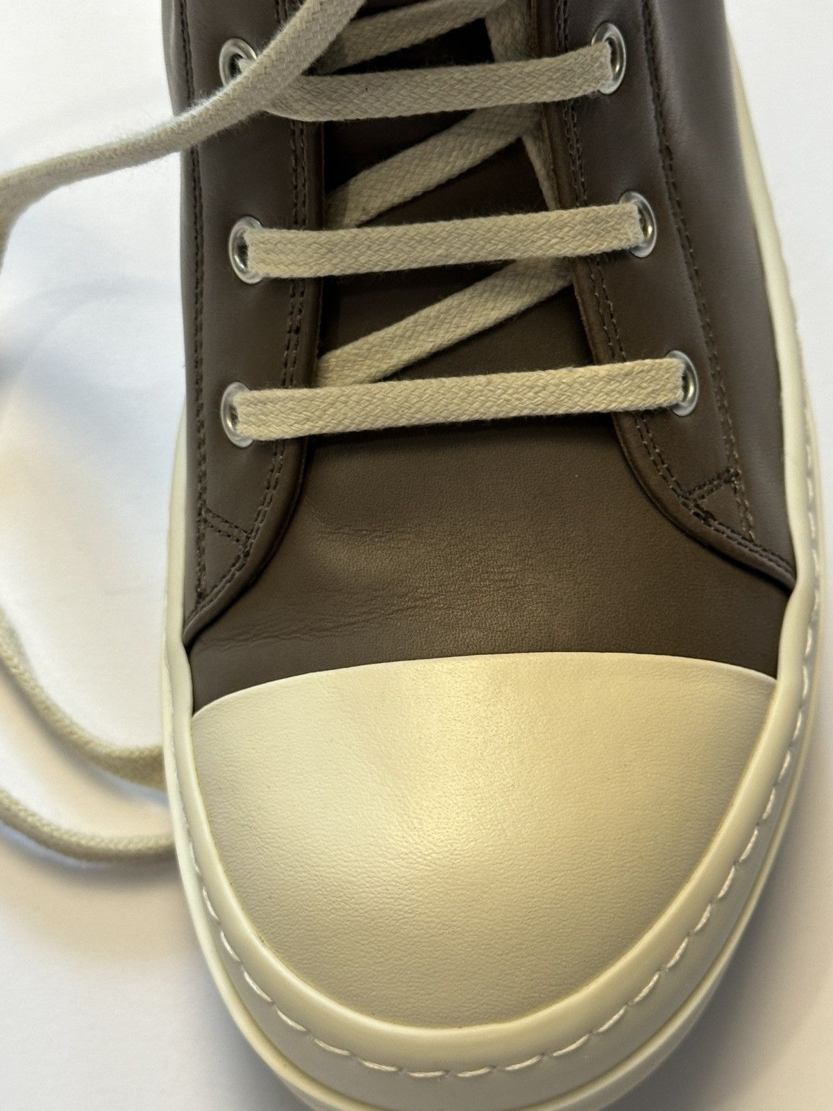 Rick Owens Rick Owens Dust/Milk Mainline Ramones Size US 6.5 / EU 39-40 - 12 Thumbnail