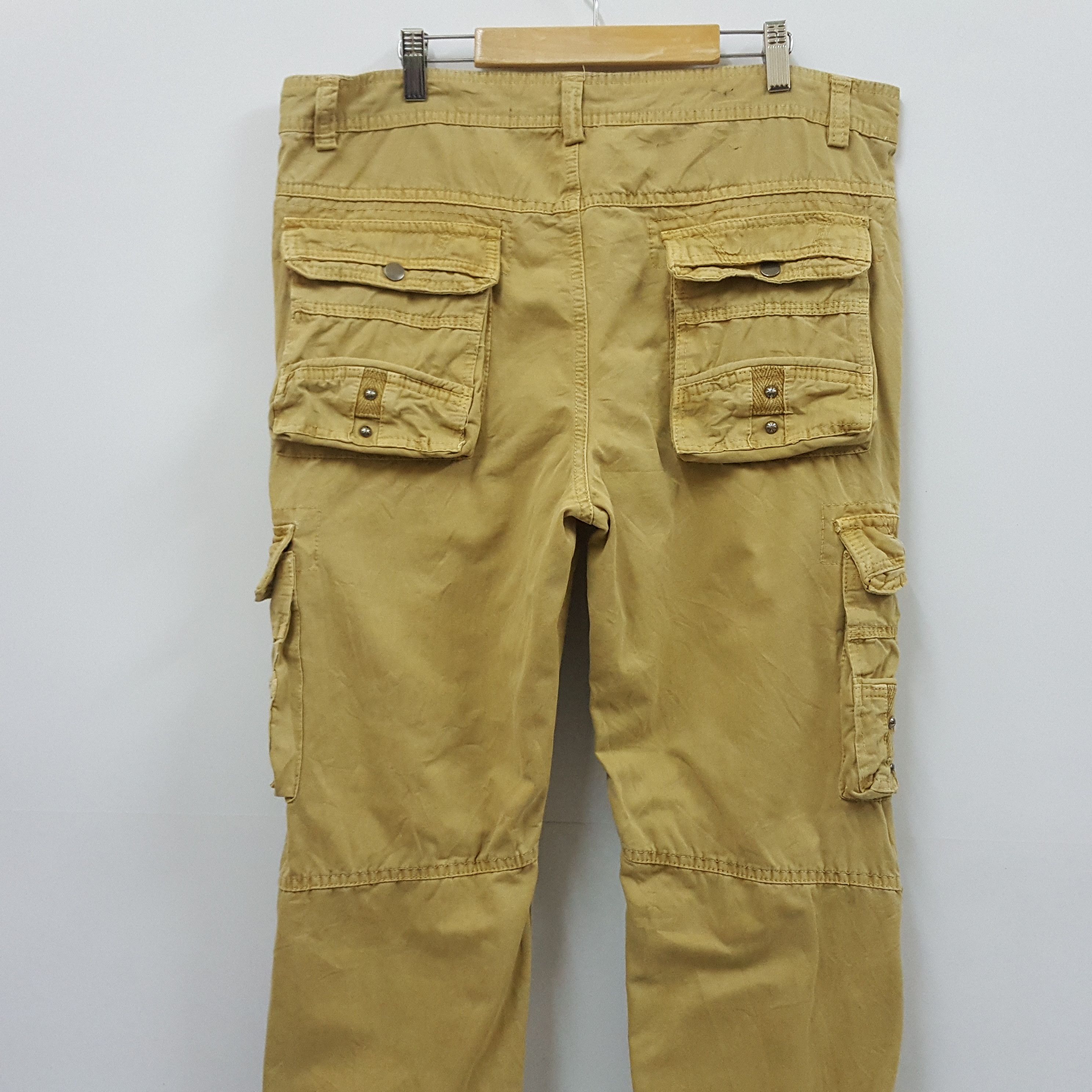 Japanese Brand × Vintage Vintage Japanese brand cargo style trousers pants Size US 36 / EU 52 - 4 Thumbnail