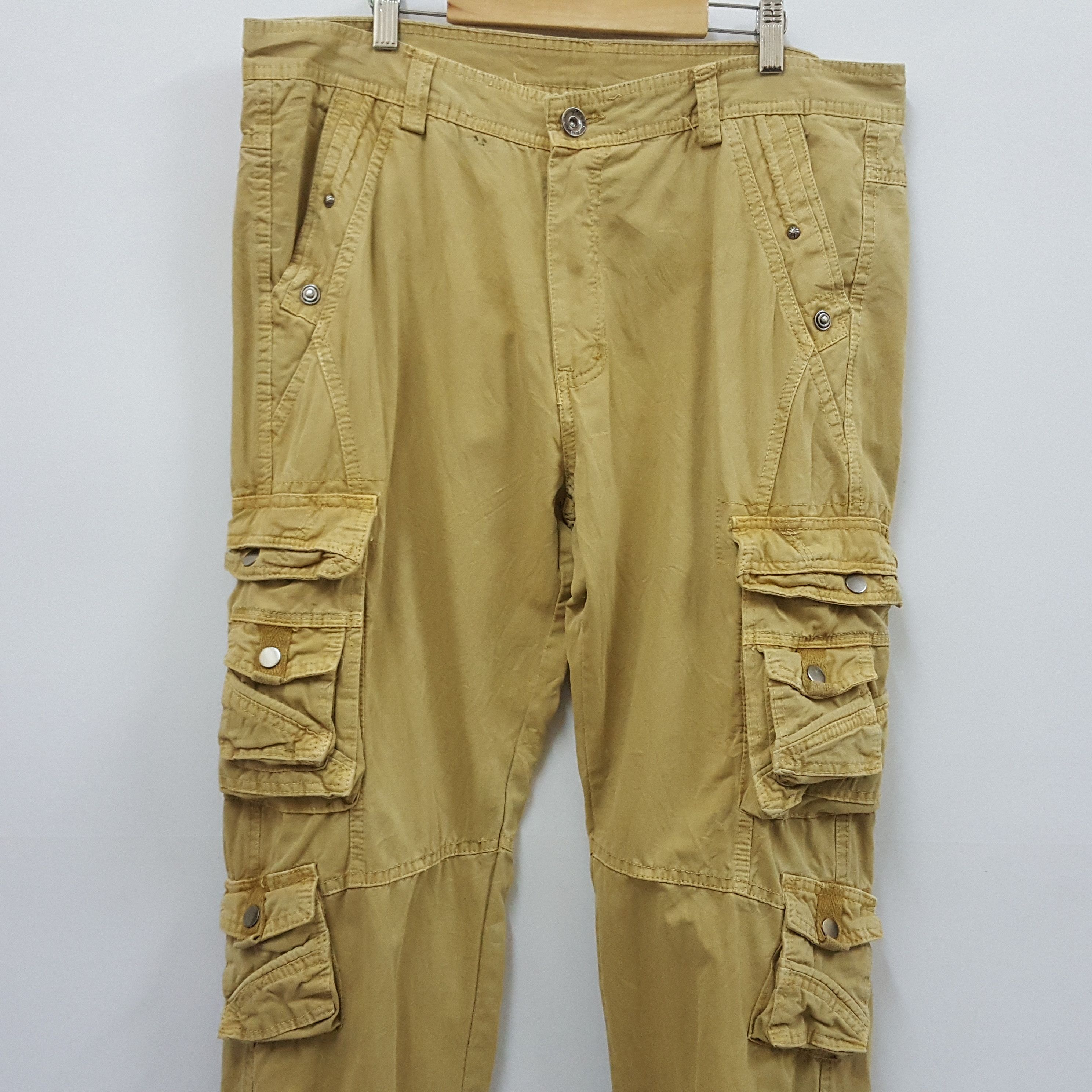 Japanese Brand × Vintage Vintage Japanese brand cargo style trousers pants Size US 36 / EU 52 - 2 Thumbnail