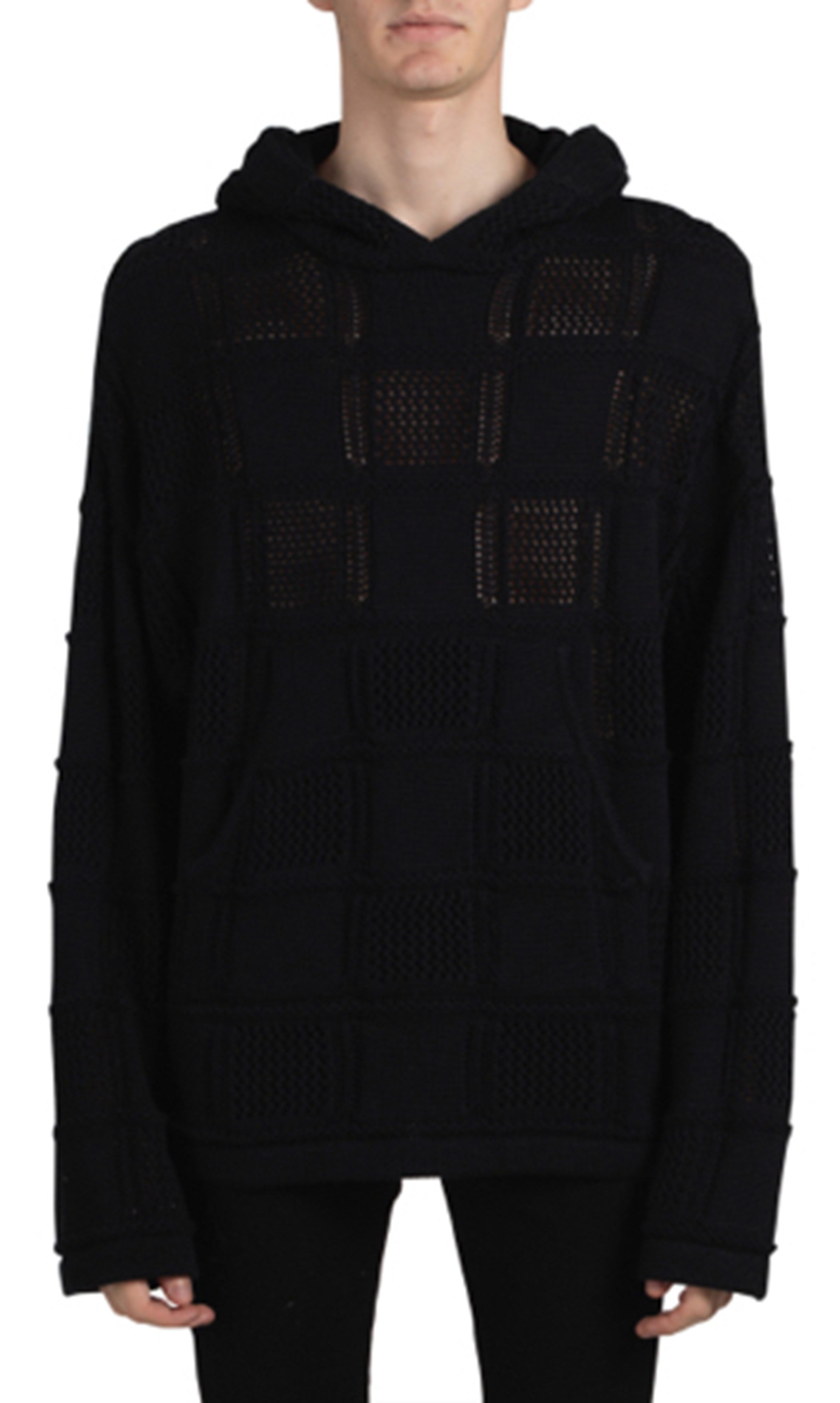 image of Amiri Quilted Baja Hoodie In Black, Men's (Size XS)