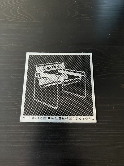 Supreme chair sale sticker