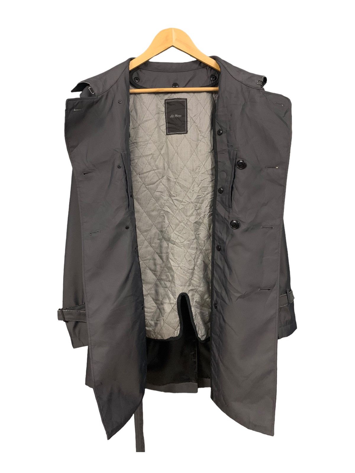 Final Home × Issey Miyake × Tete Homme Vintage Issey Miyake Double Breast Tete Homme Trench Coat Size US L / EU 52-54 / 3 - 3 Thumbnail