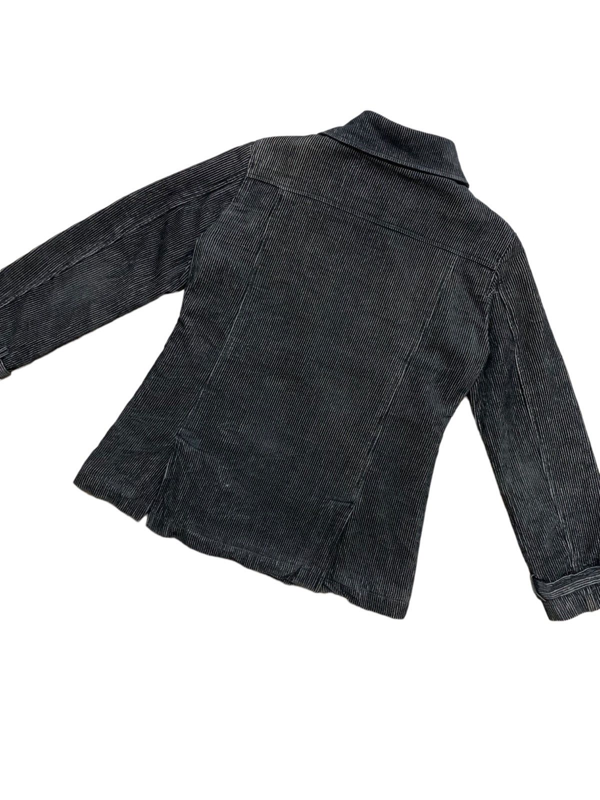 Japanese Brand Vintage Japanese Ubn Line Fleece Coduroy Double Breast Coat Size US S / EU 44-46 / 1 - 12 Thumbnail