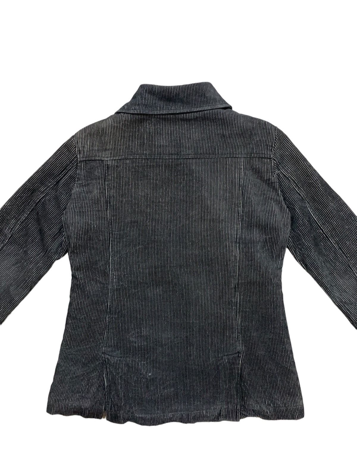 Japanese Brand Vintage Japanese Ubn Line Fleece Coduroy Double Breast Coat Size US S / EU 44-46 / 1 - 9 Thumbnail