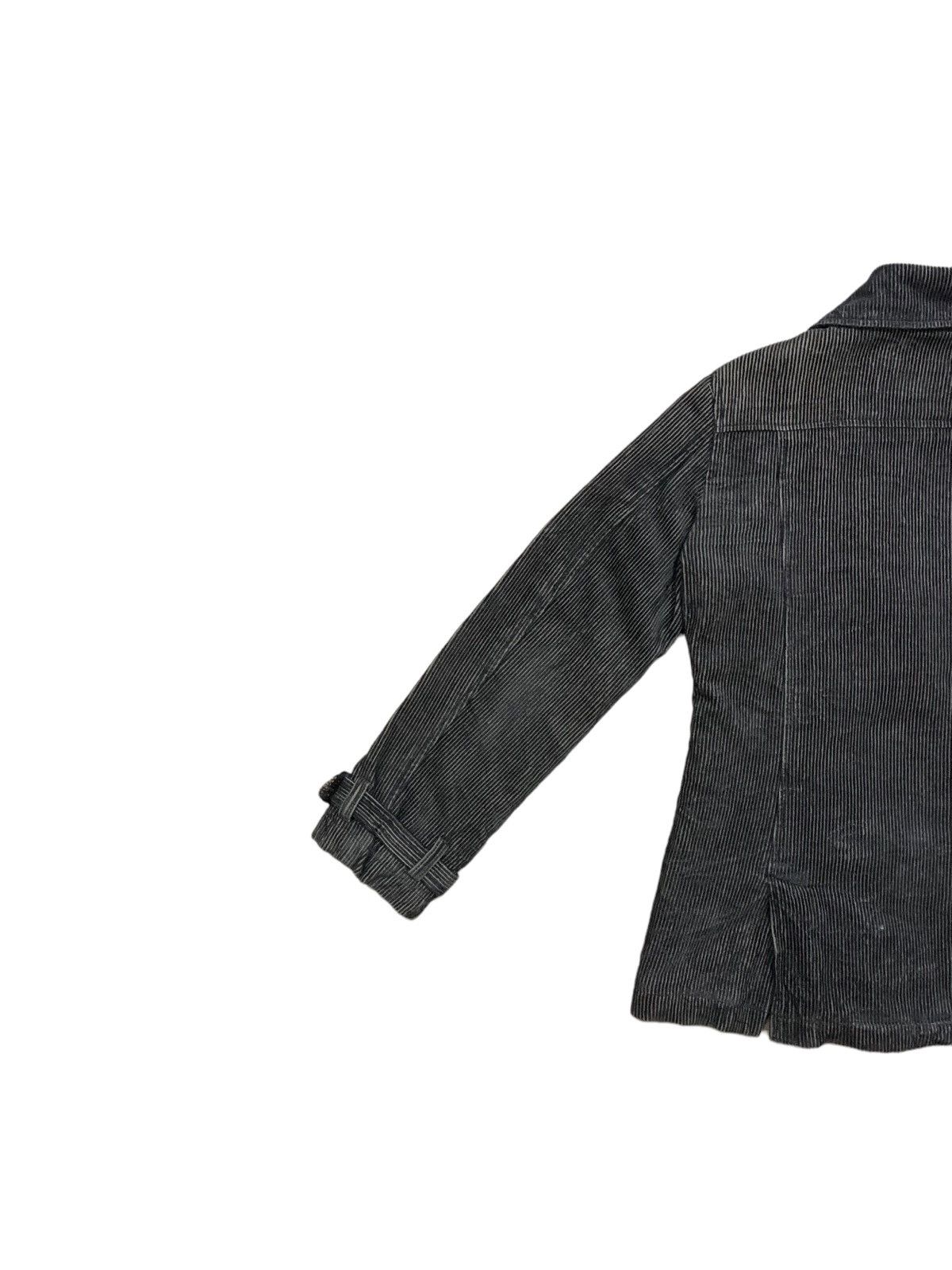 Japanese Brand Vintage Japanese Ubn Line Fleece Coduroy Double Breast Coat Size US S / EU 44-46 / 1 - 10 Thumbnail