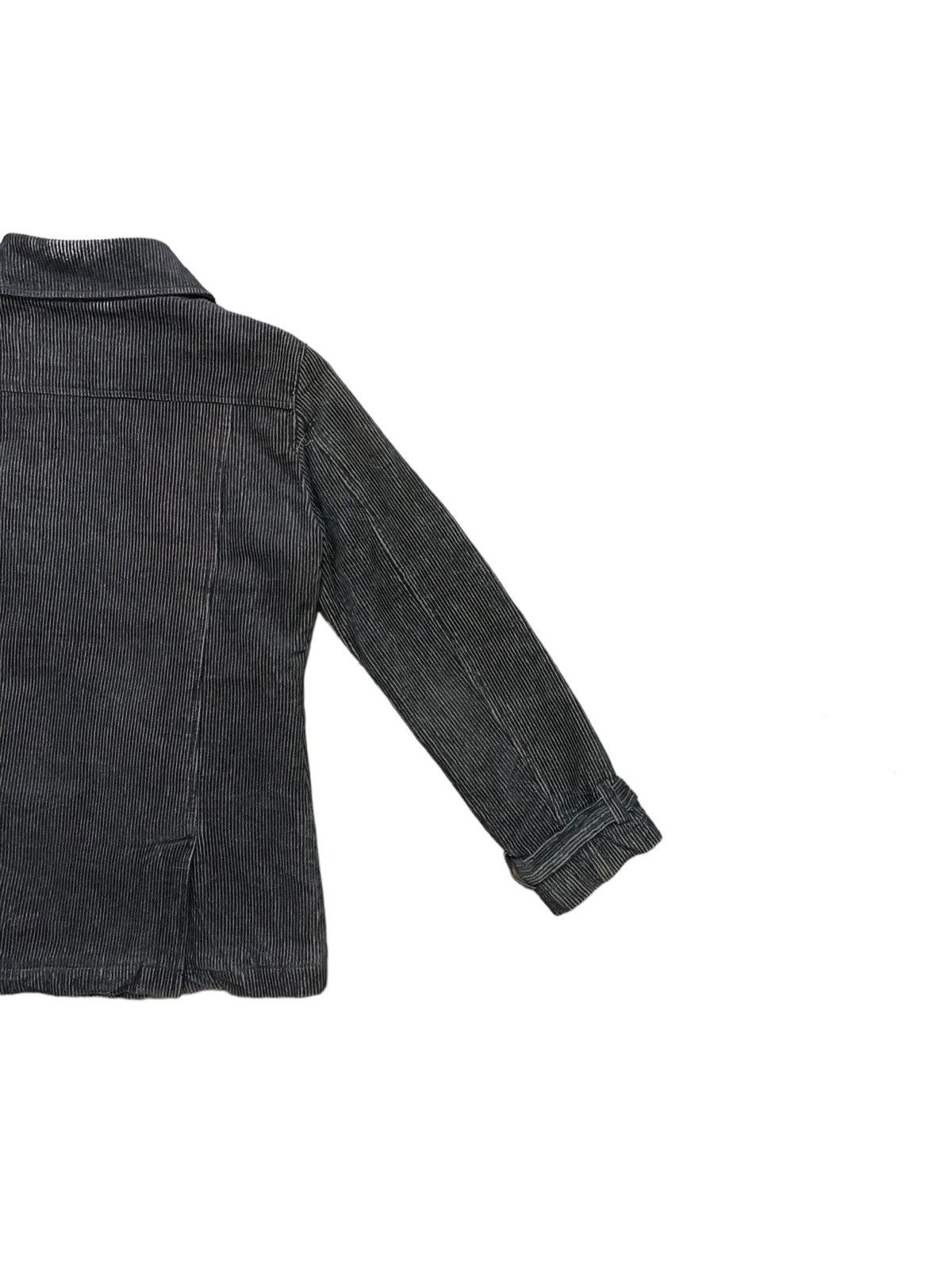 Japanese Brand Vintage Japanese Ubn Line Fleece Coduroy Double Breast Coat Size US S / EU 44-46 / 1 - 11 Thumbnail
