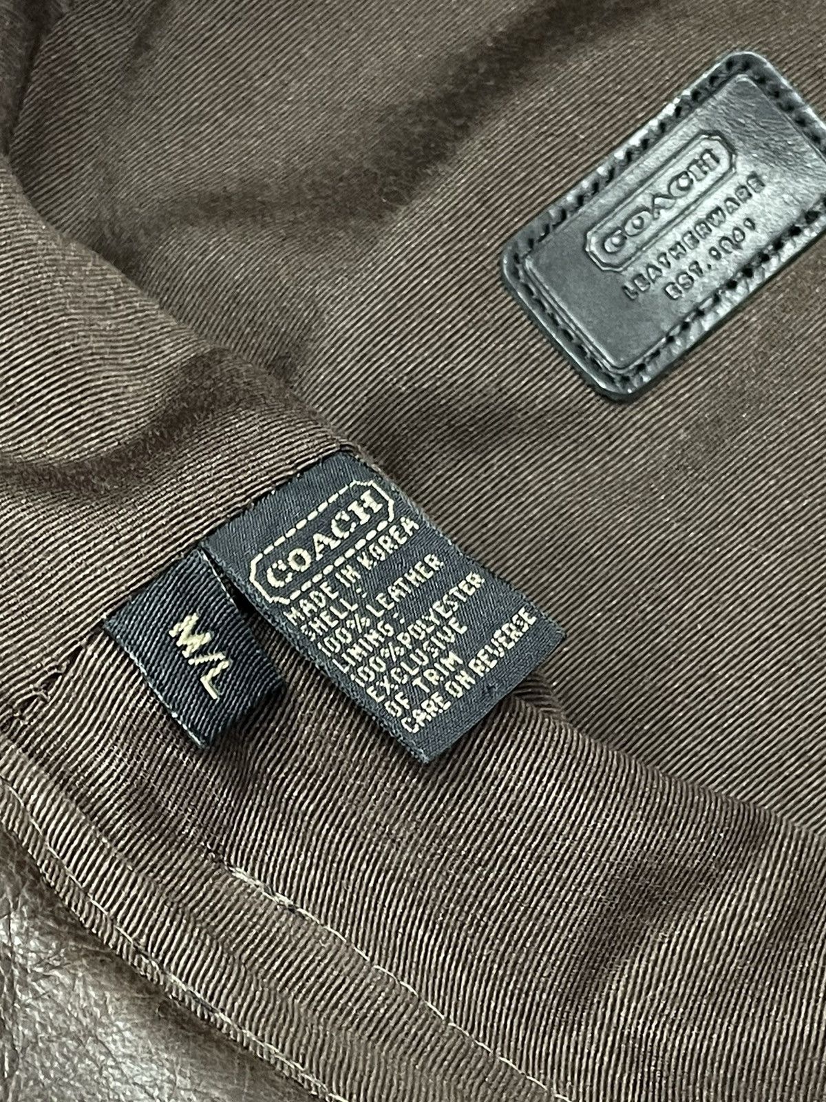 Coach × Genuine Leather × Vintage FIRE SALE!! Vintage COACH Leather Bucket Hat Size ONE SIZE - 11 Thumbnail