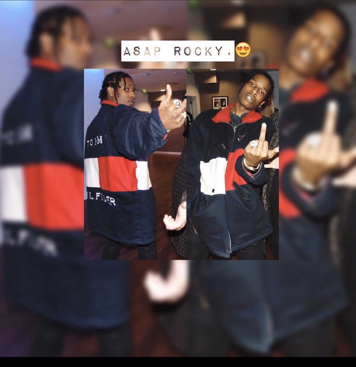 A$AP Rocky NEED GONE🔥ASAP ROCKY BIG LOGO Hilfiger Fleece Dope M Size US M / EU 48-50 / 2 - 1 Thumbnail